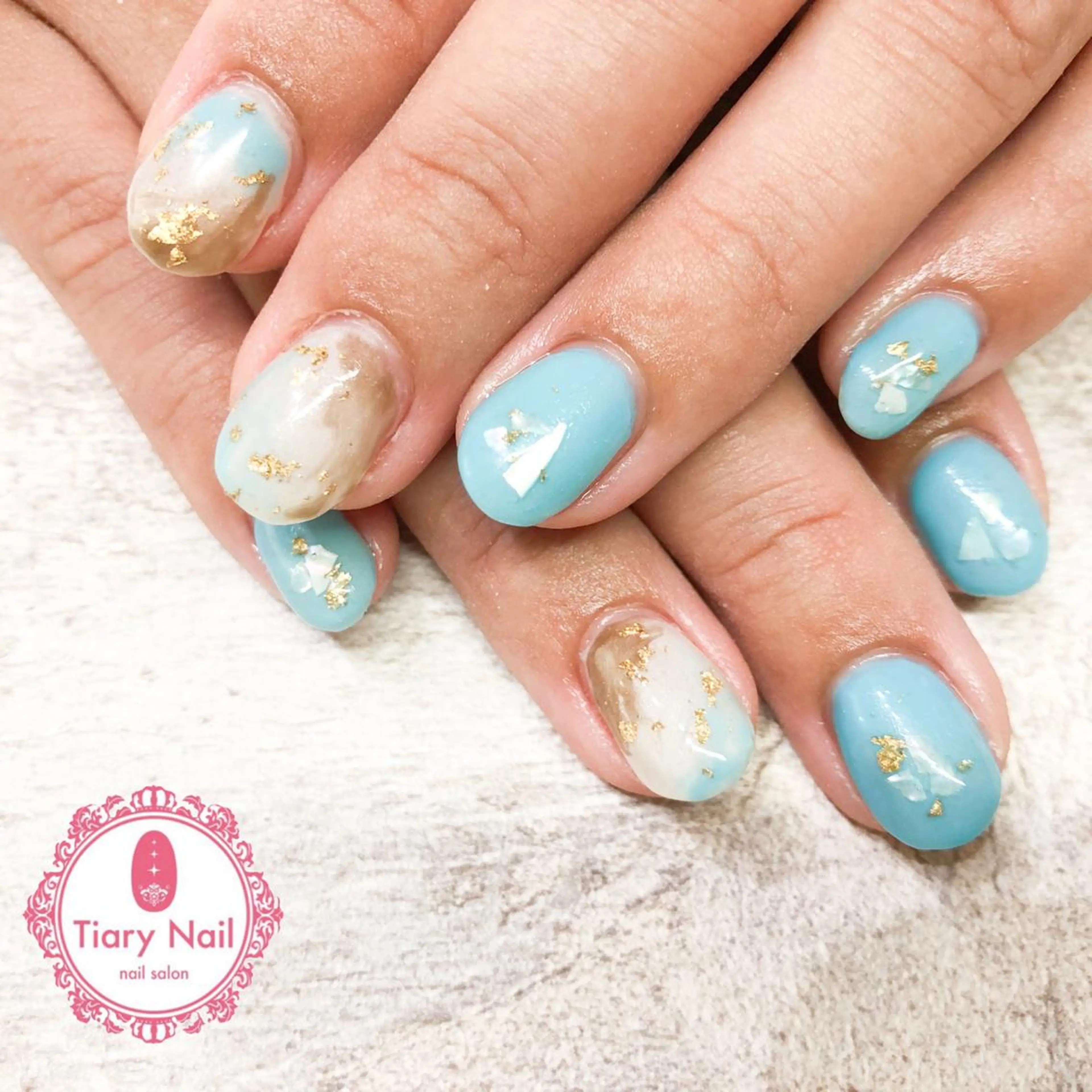 ネイル tiarynail K K🐼のネイルデザイン