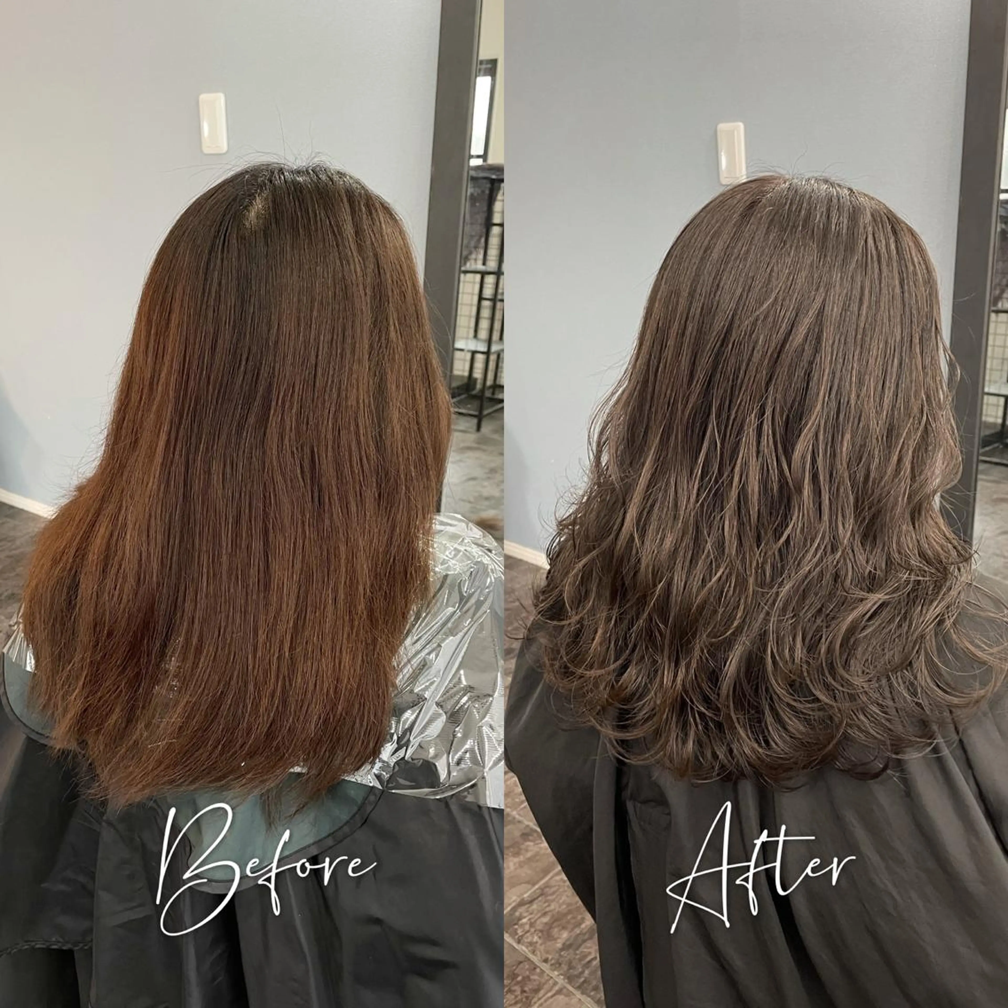 セミロング カラー ブラウンカラー ヘアカラー トリートメント 【 DIPTH 】 代表コウキ🥇のヘアスタイル