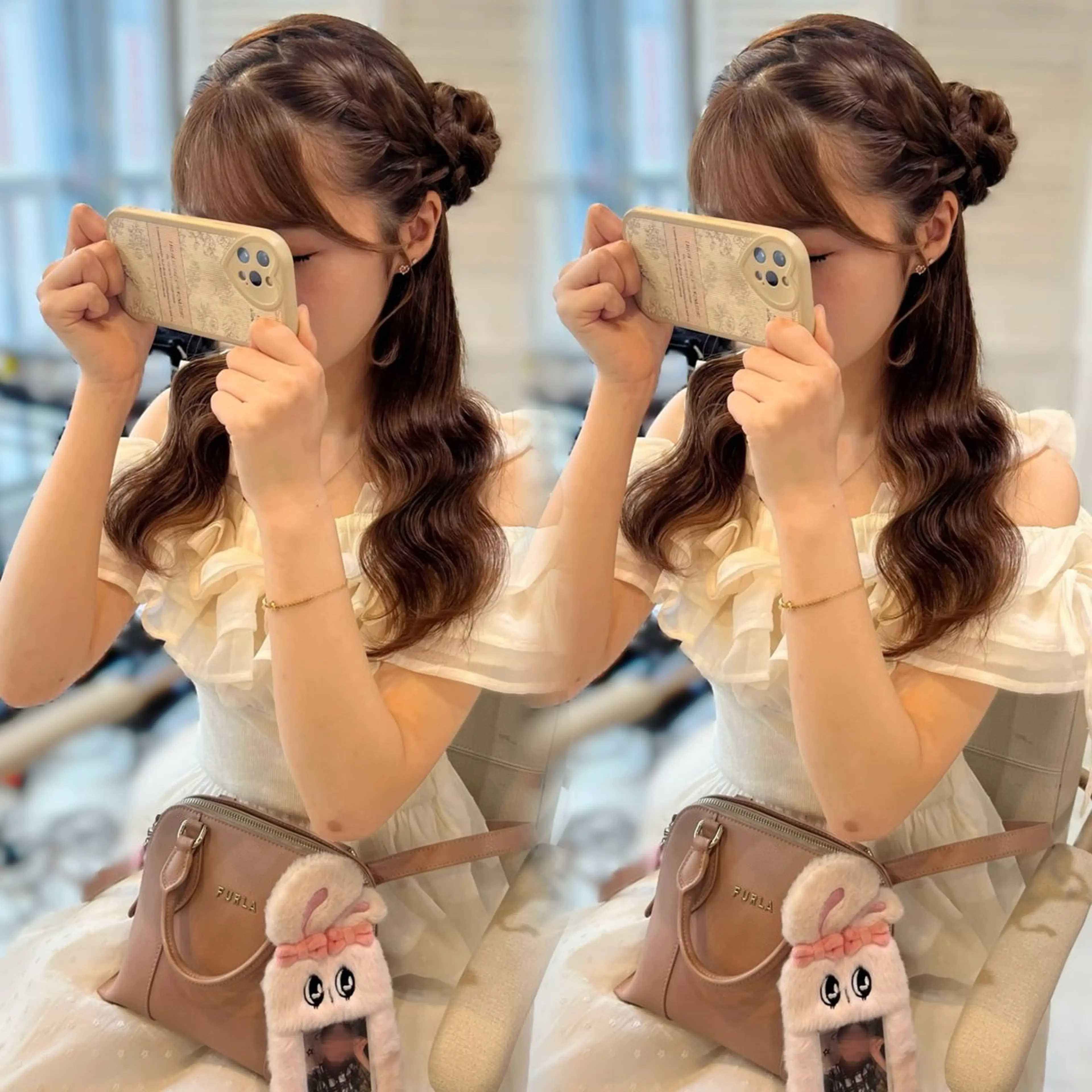 ロング ヘアアレンジ ⠀ みぃのヘアスタイル
