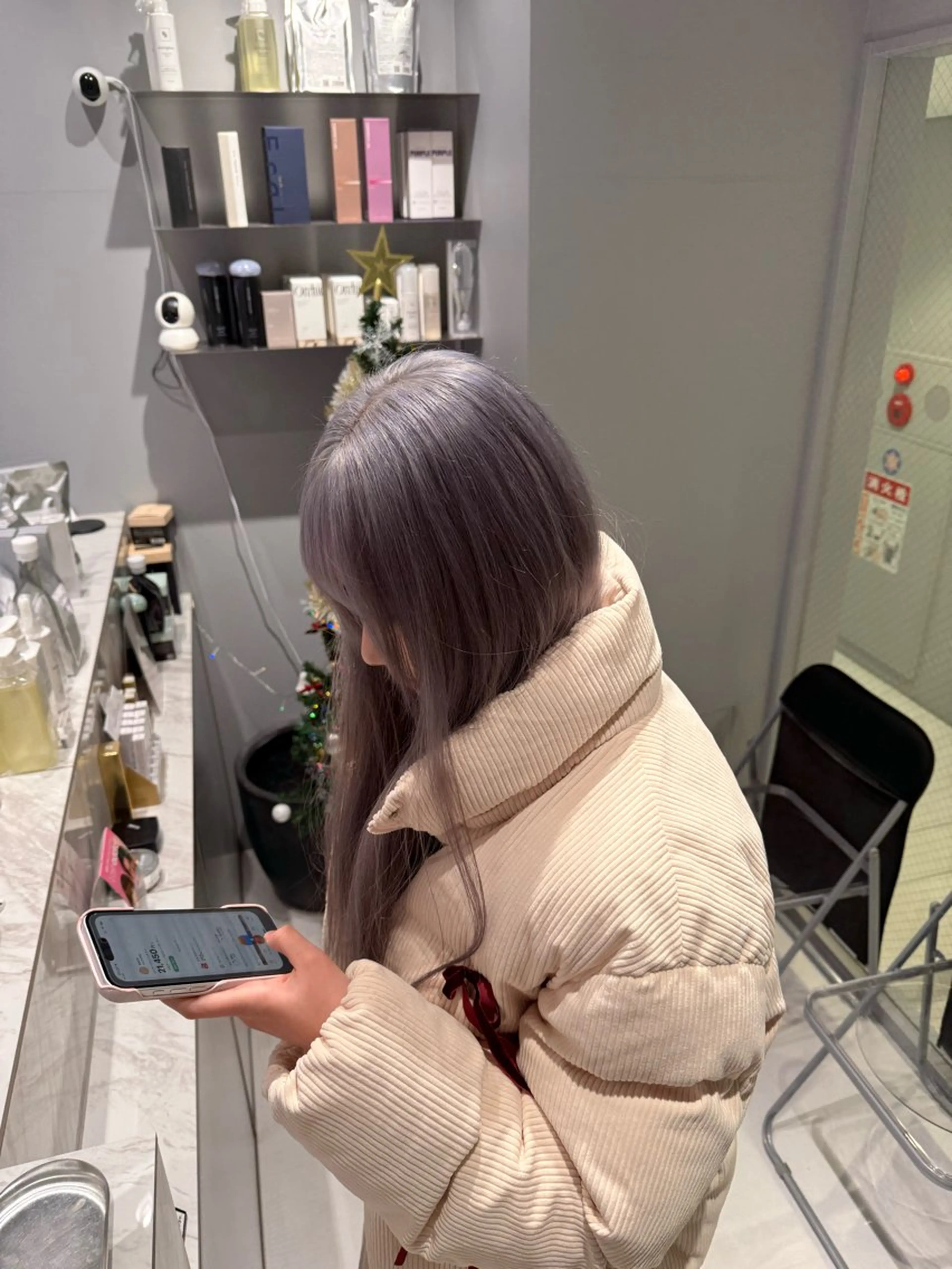 ロング カラー ハイトーンレイヤー 顔まわりSOTAのヘアスタイル