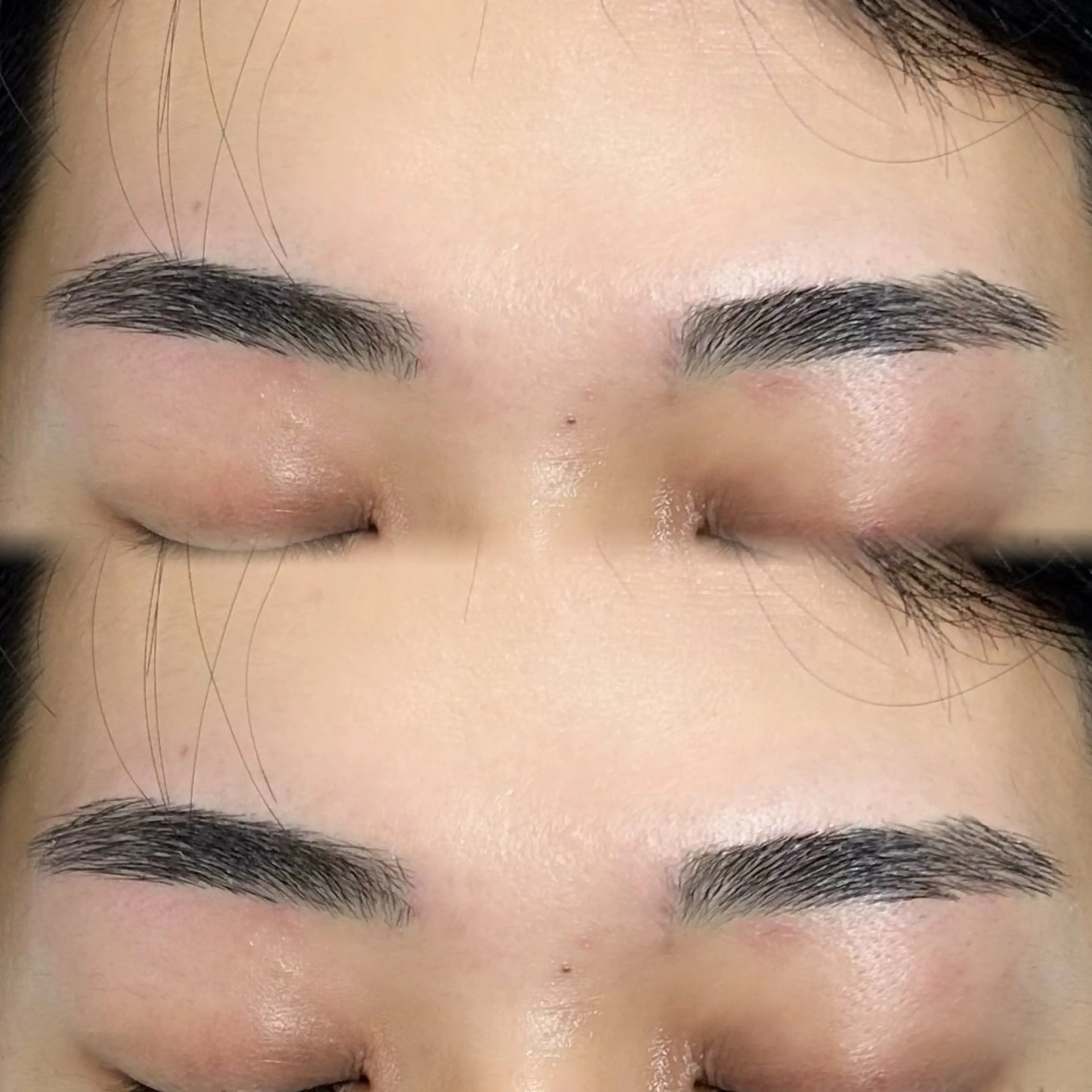 アイブロウ ワックス脱毛 眉カット クレセントアイ MAIのマツエク・マツパデザイン