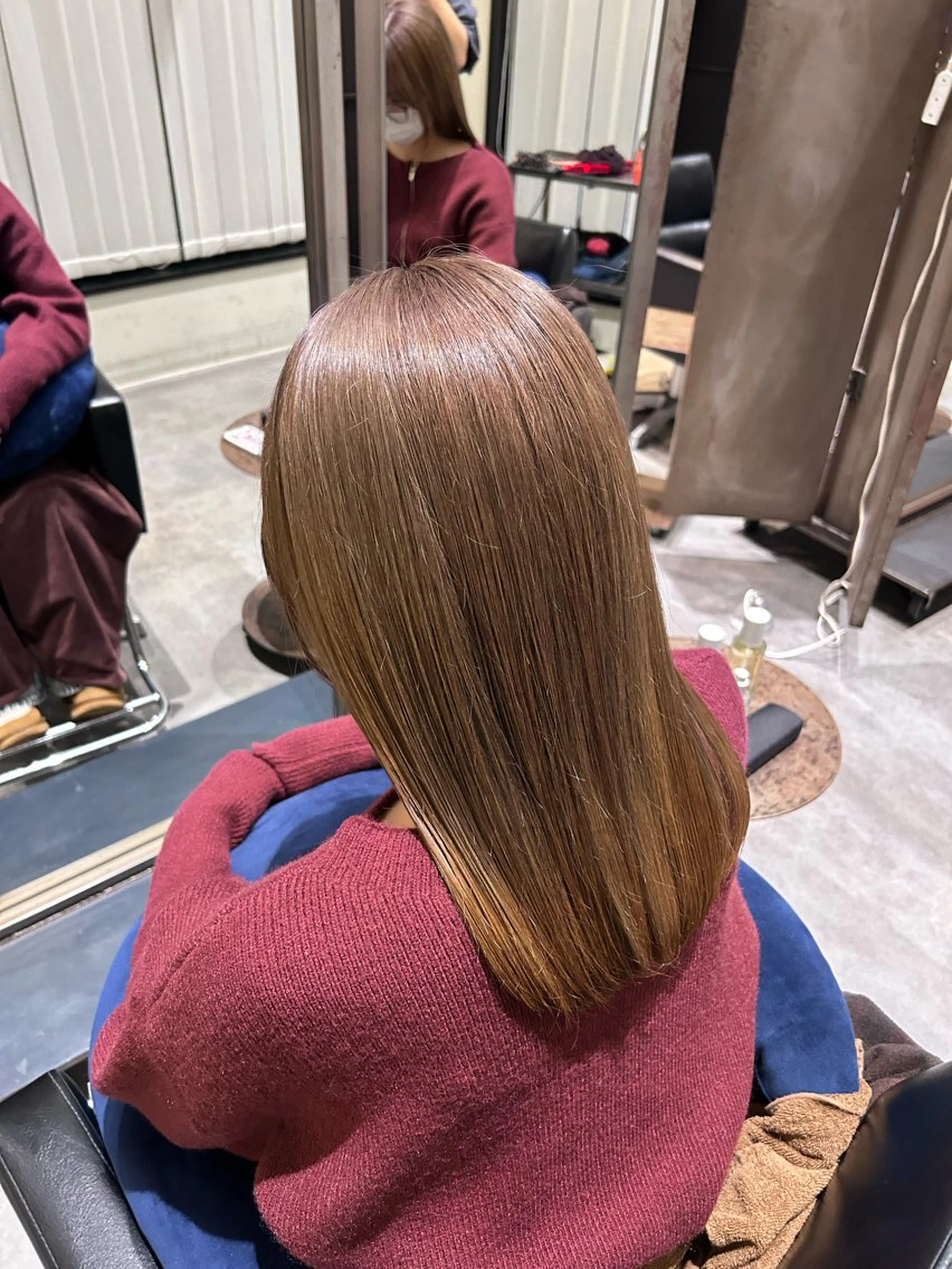 セミロング 嶋崎 楓也のヘアスタイル