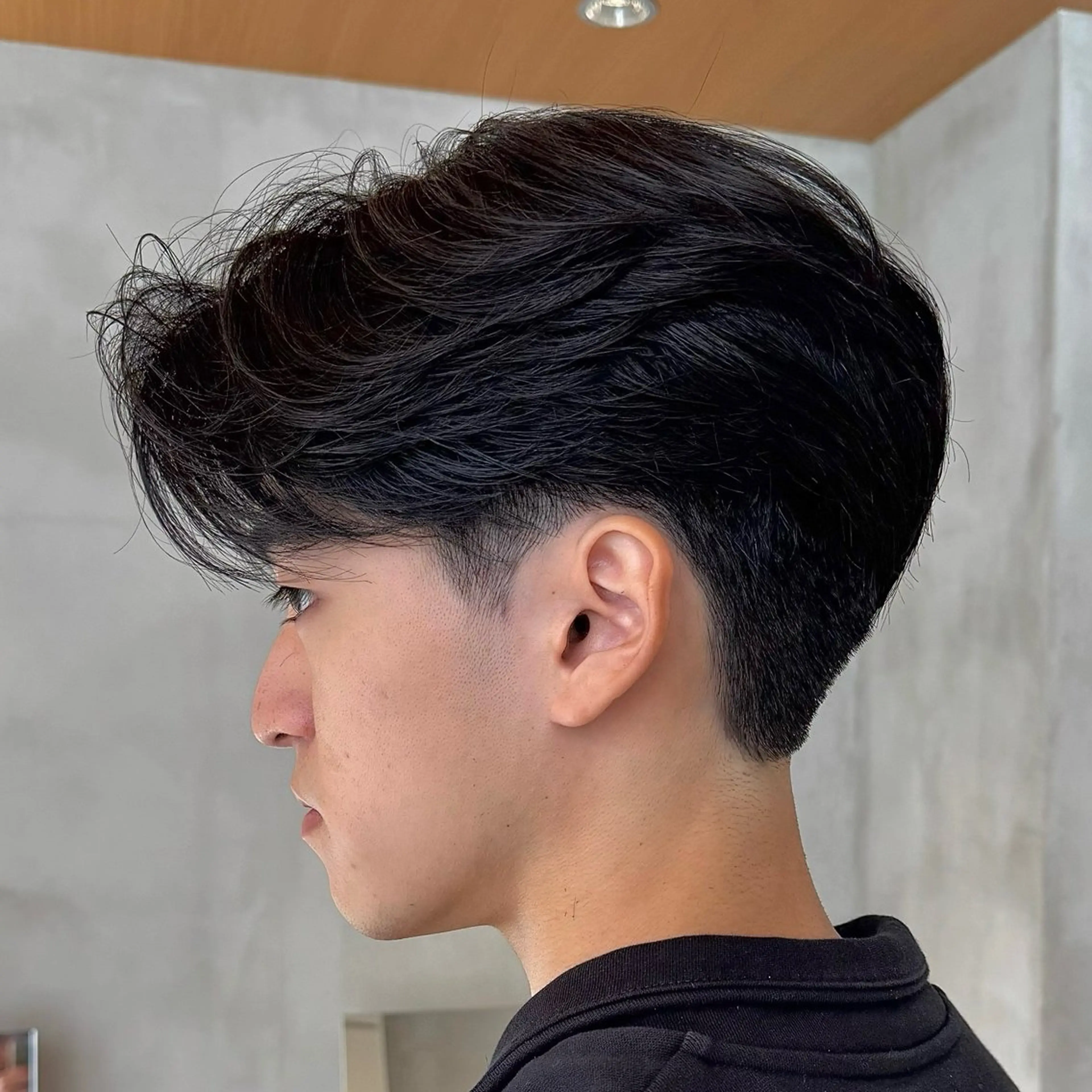 パーマ メンズ カット パーマ トリートメント ヘアセット 表参道/スパイキー ショート/マッシュのヘアスタイル