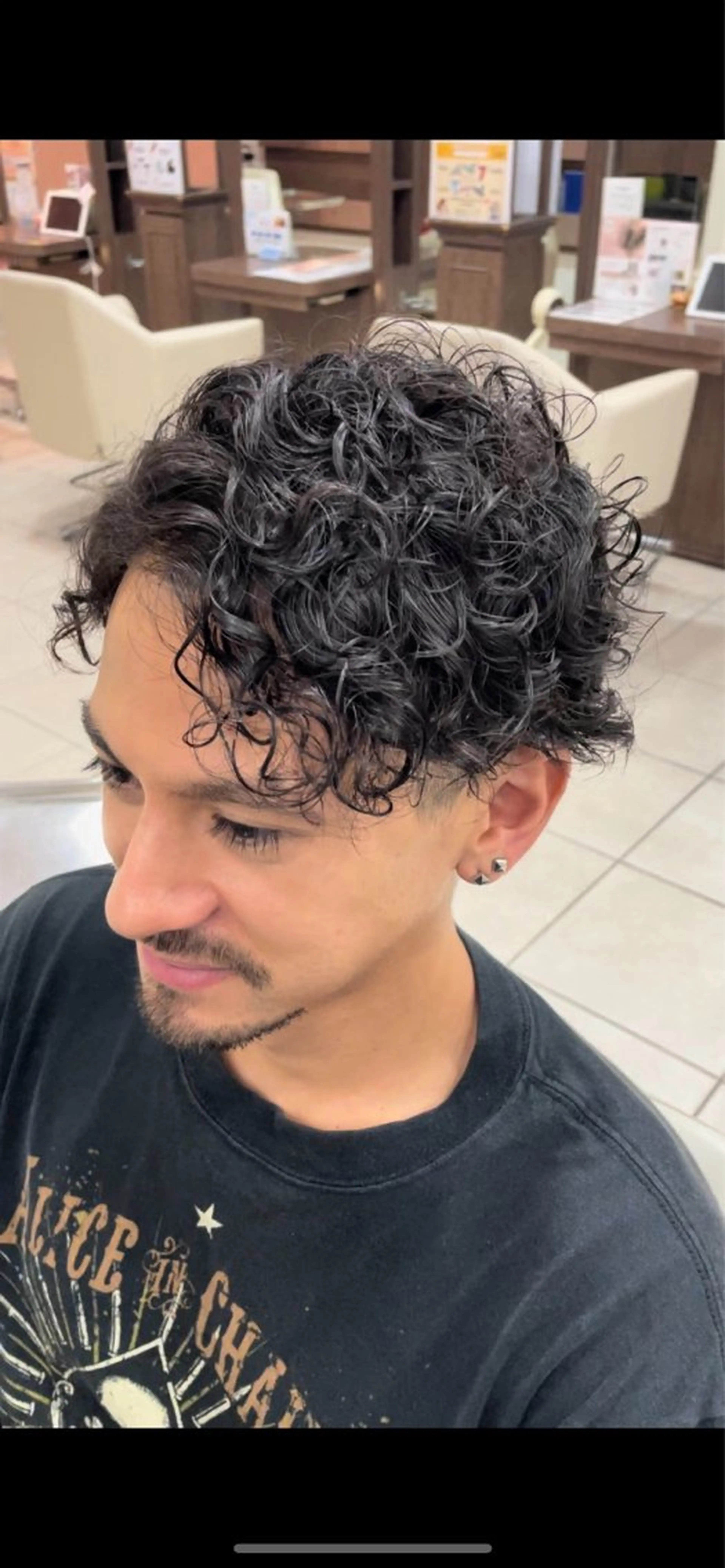 ショート パーマ スパイラルパーマ カット パーマ 大澤　裕貴 【メンズカット】のヘアスタイル