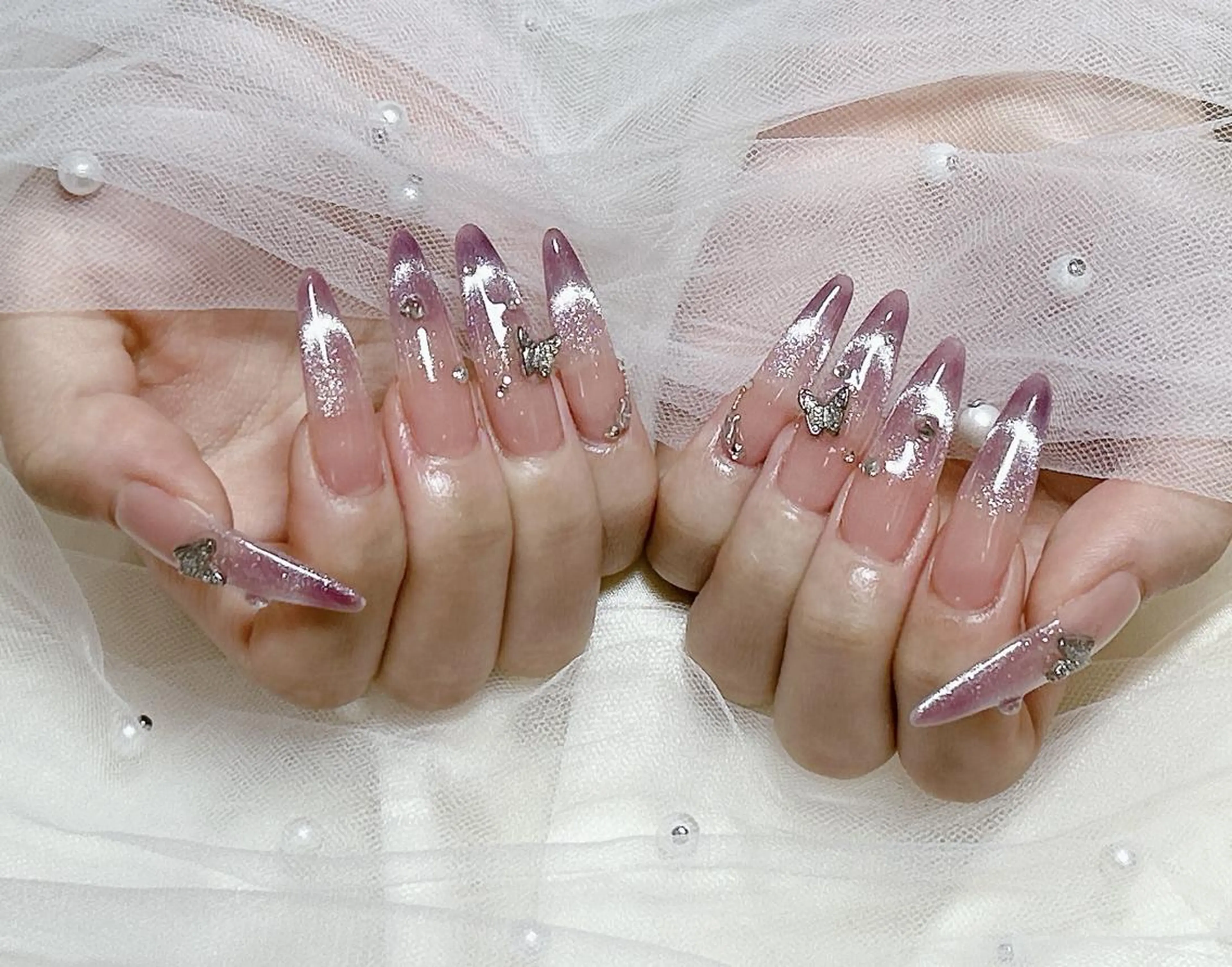 ネイル ハンドネイル ハンドケア 🎀長さだし船橋🎀 ネイルサロンのネイルデザイン