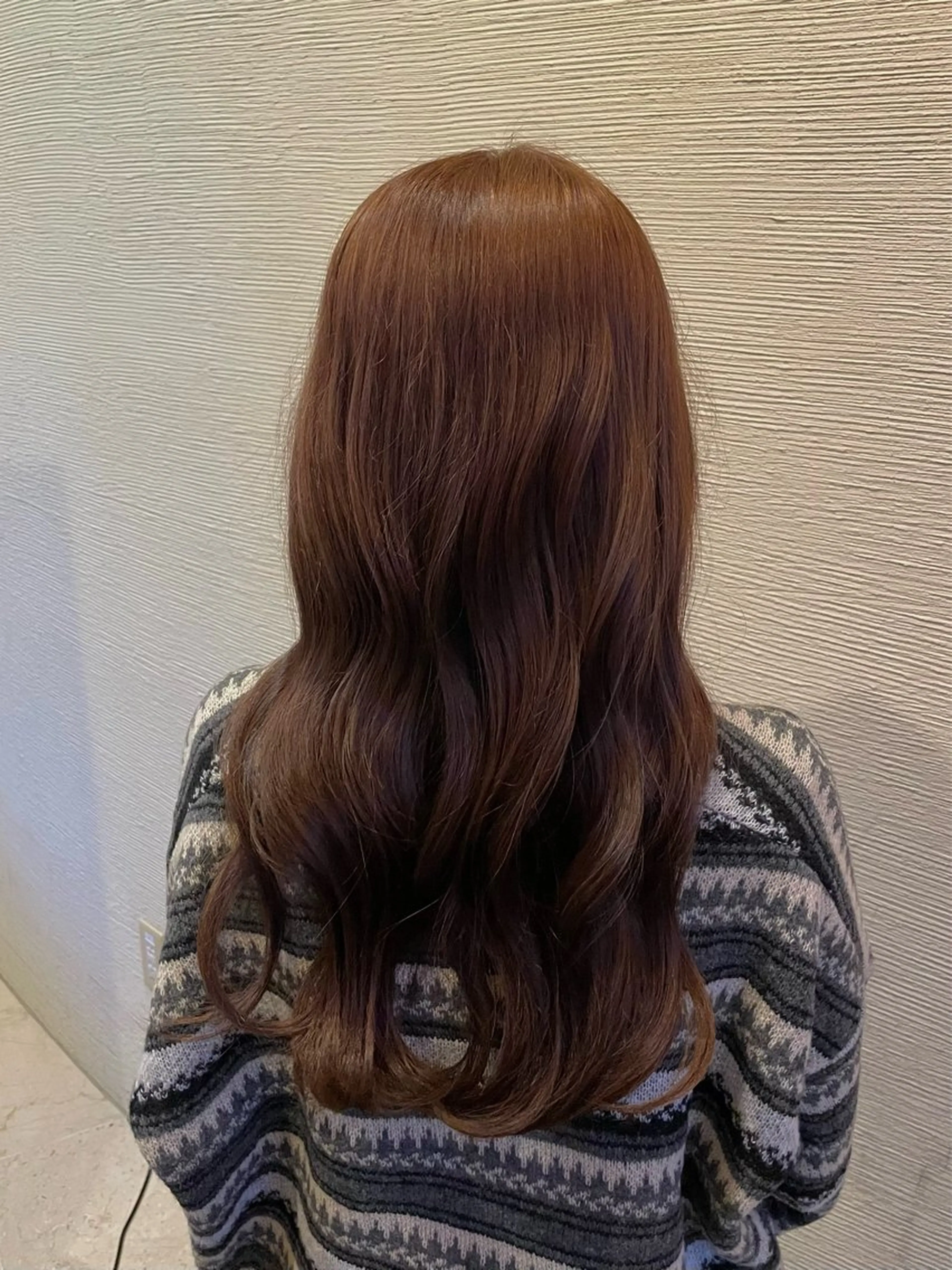 セミロング ミルクティーブラウン ヘアカラー トリートメント 木村 一葵のヘアスタイル