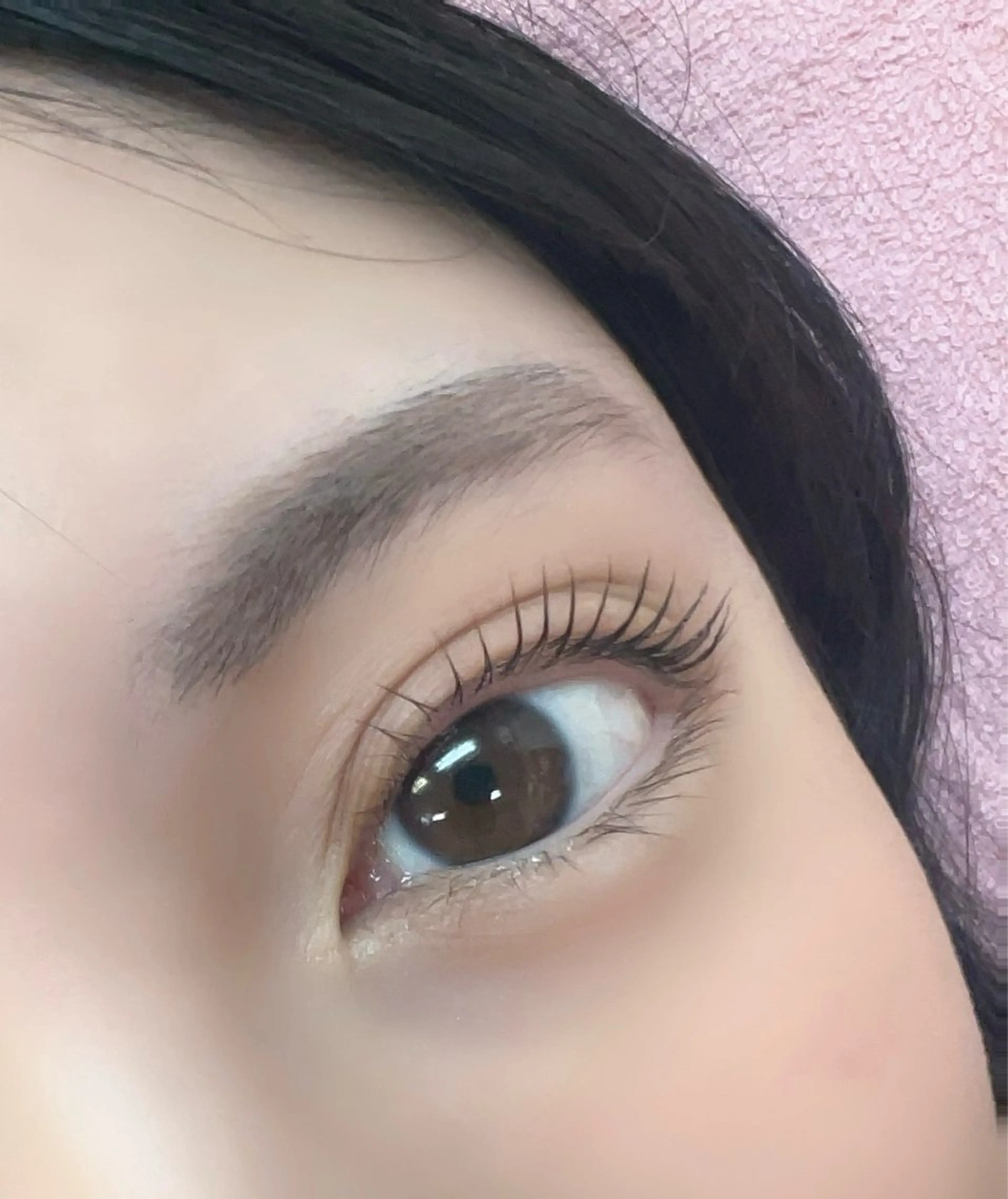 直毛さんはこちらで予約【パリジェンヌ他】お目元モデル限定　グルーではなくバームを使った傷まない最新式のラッシュリフトの写真