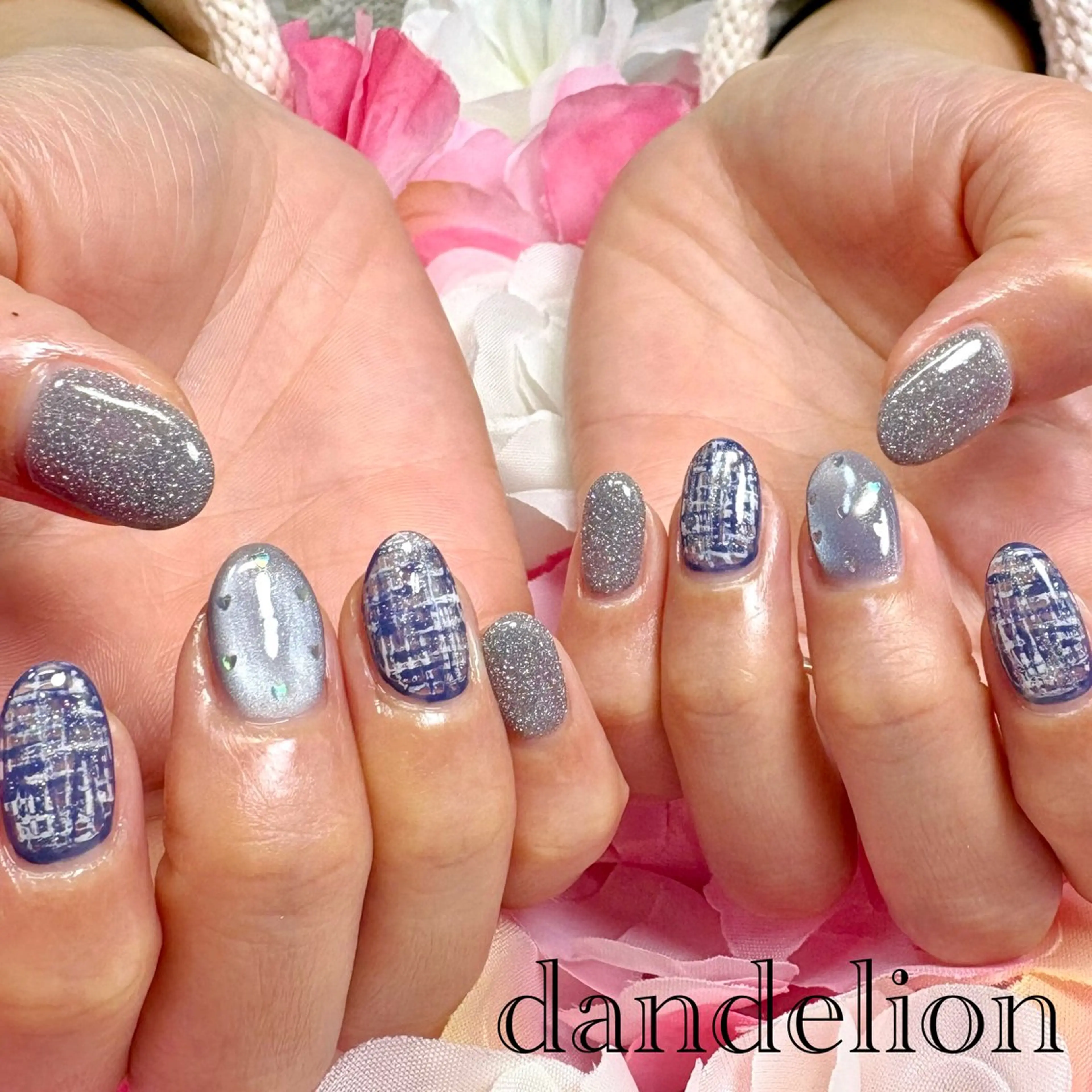ネイル ハンドネイル ハンドケア dandelion ダンデライオンのネイルデザイン
