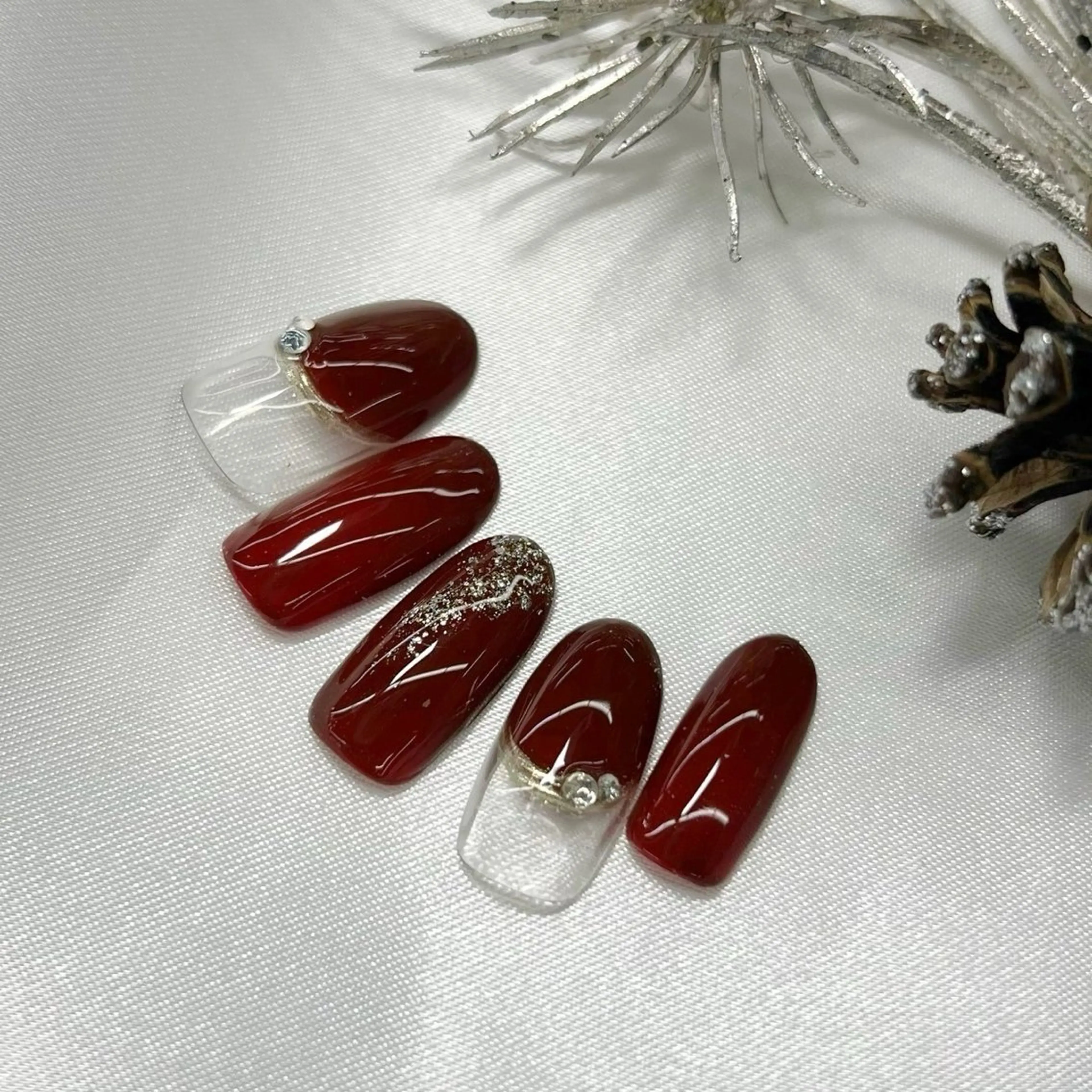 ネイル ⭐︎休業中の練習⭐︎ JNA認定講師髙橋のネイルデザイン