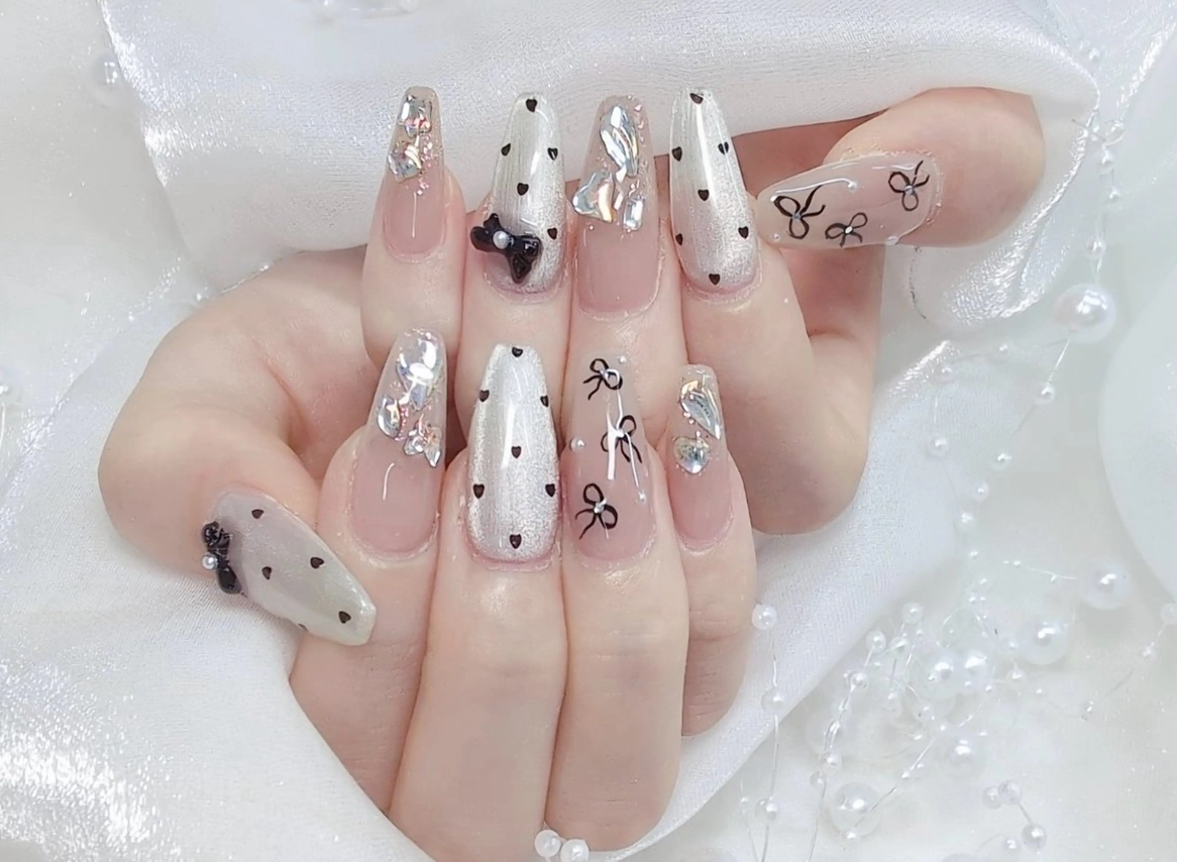 ネイル アートネイル チークネイル 長さ出し フットネイル ジェルネイル ハンドネイル ハンドケア For you. Nail Salonのネイルデザイン