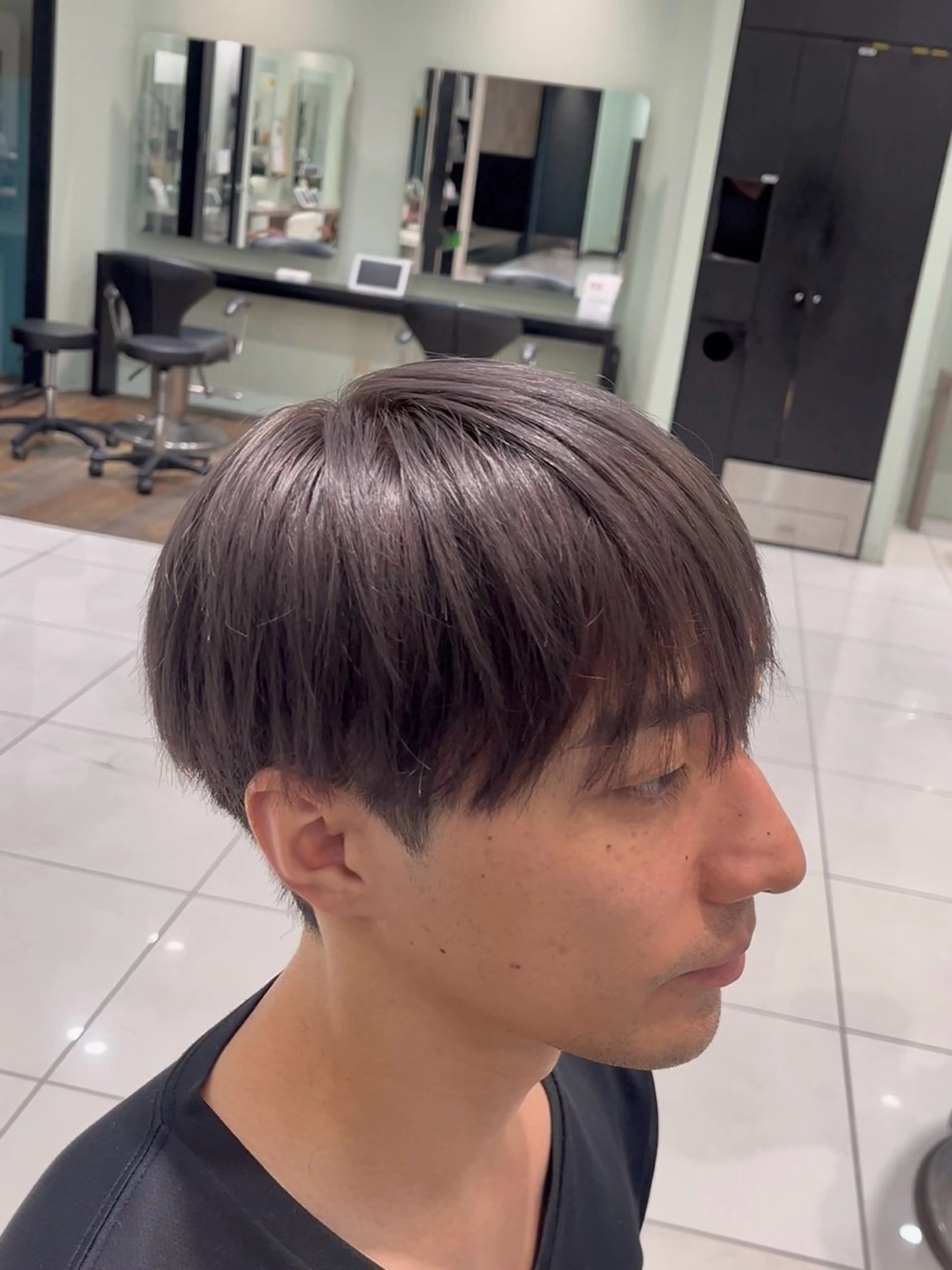 カラー メンズ メンズブリーチ ブリーチ グレージュ カット ヘアカラー トリートメント 駒野 晃のヘアスタイル