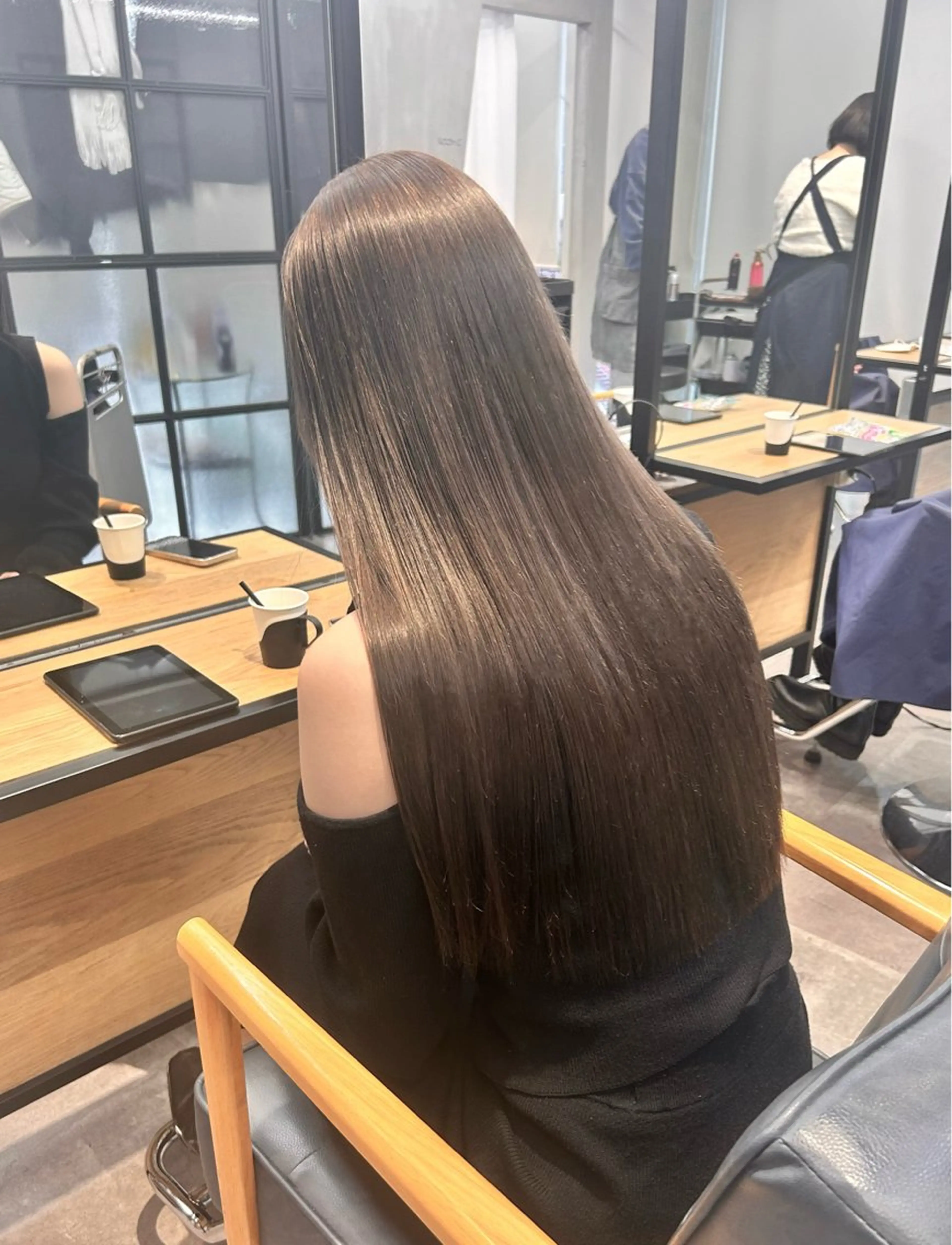 ロング カラー 韓国×髪質改善カラー 💎hinaのヘアスタイル