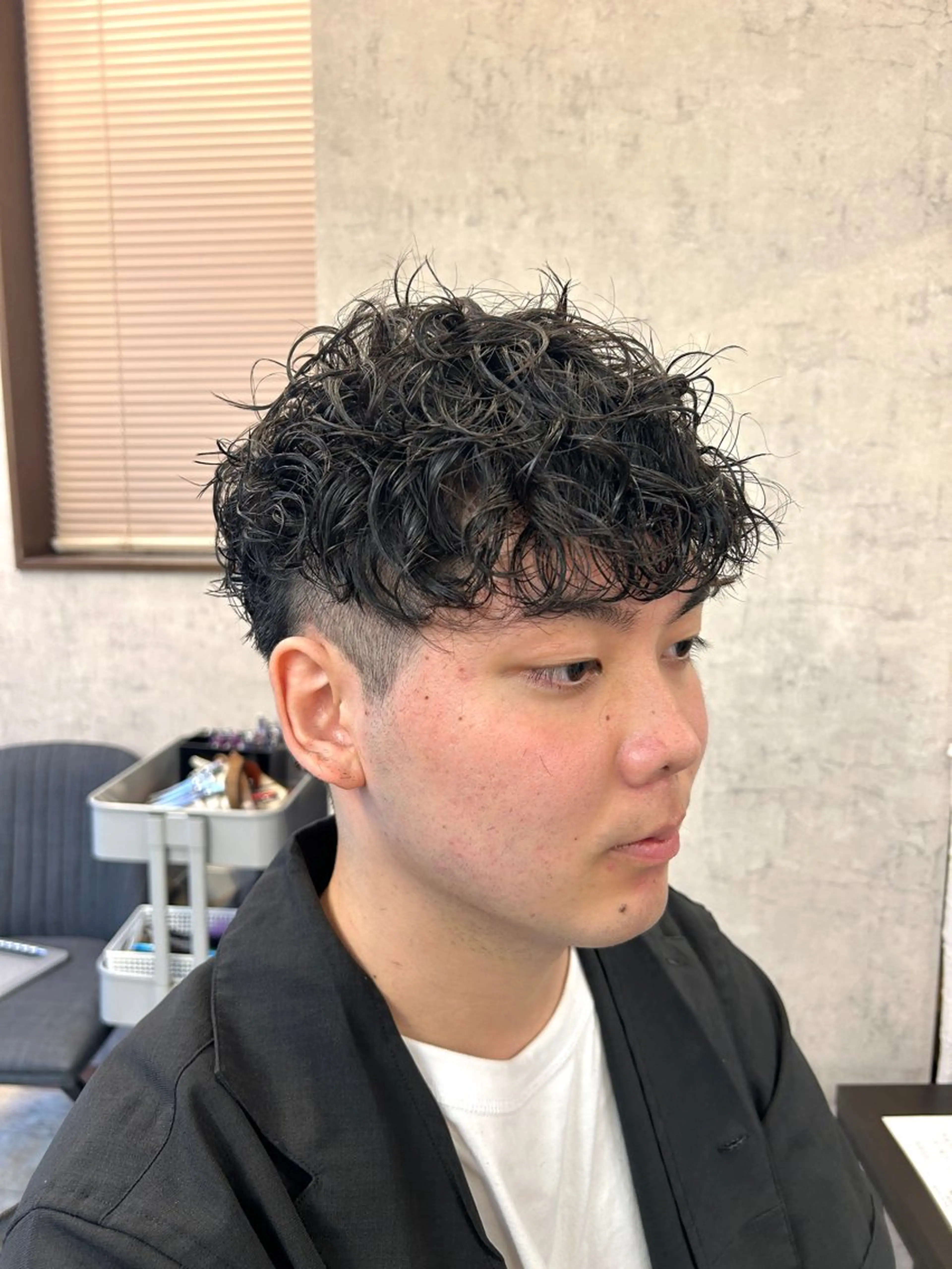 パーマ メンズ カット パーマ 🌻柳谷 心渚🌻のヘアスタイル