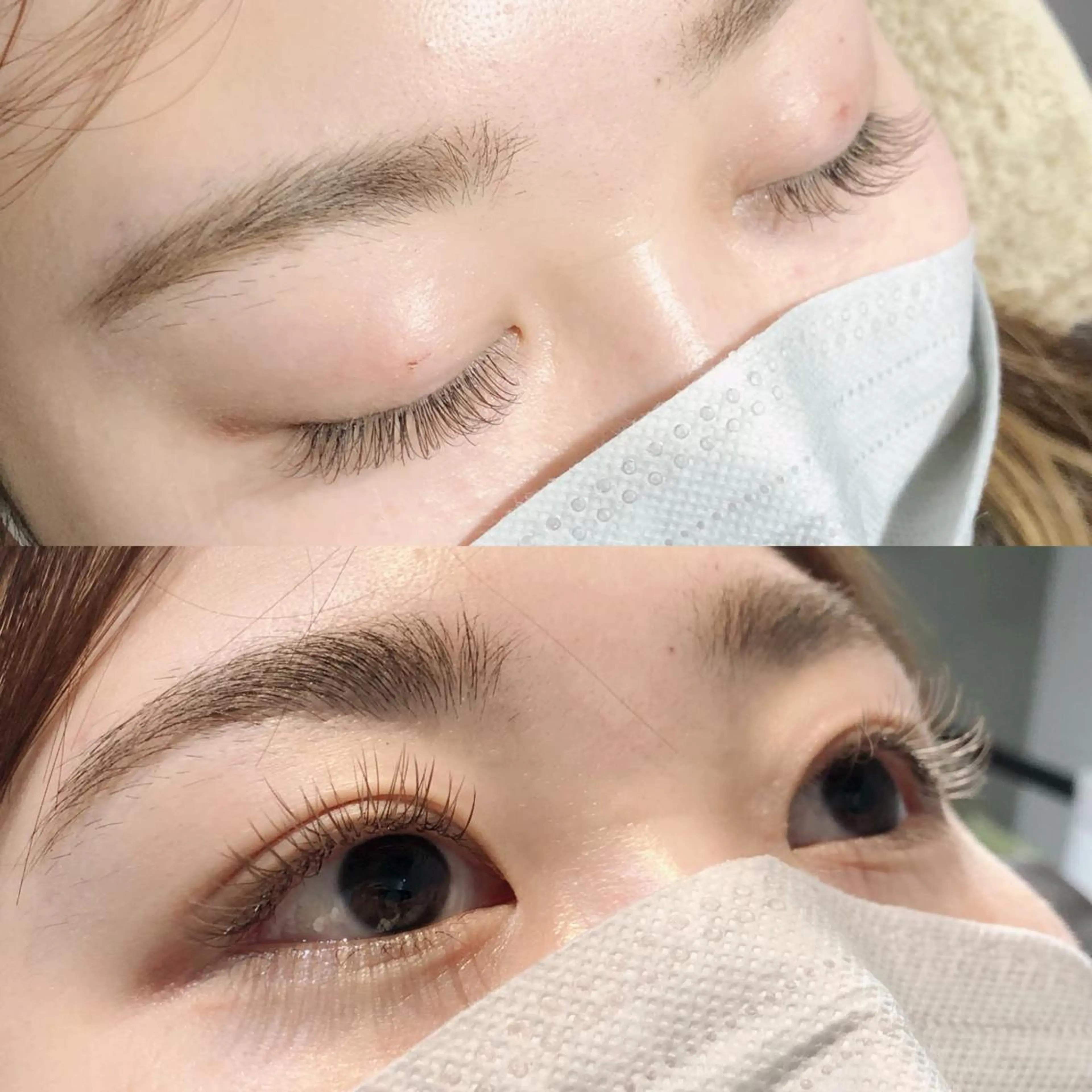 マツエク・マツパ カラーマツエク eyenail m🌿4月限定のマツエク・マツパデザイン