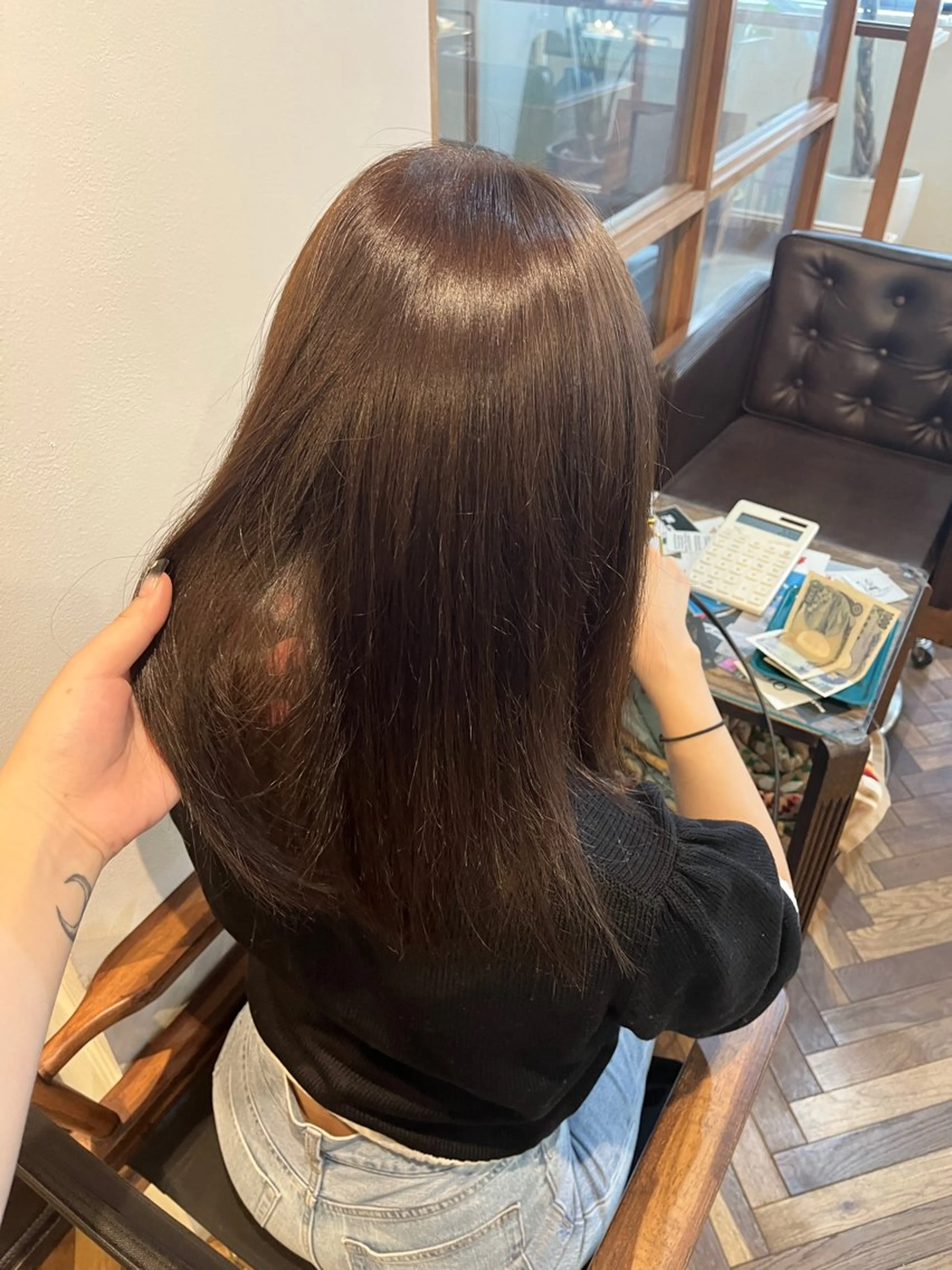 セミロング カラー sora / 渋谷 / ハイトーンのヘアスタイル