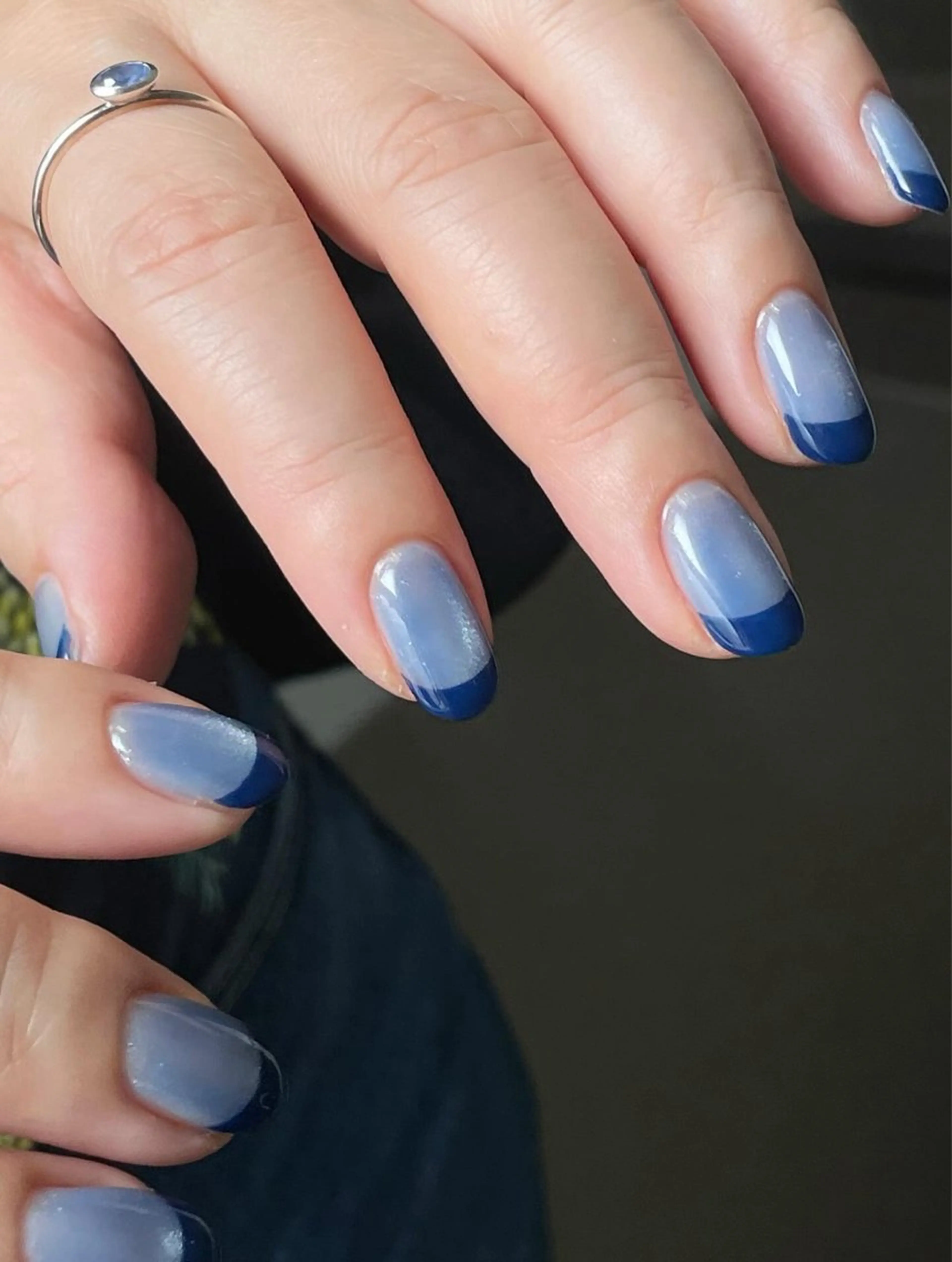 ネイル フレンチネイル マグネットネイル マグネットフレンチ F room UMEDAのマツエク・マツパデザイン