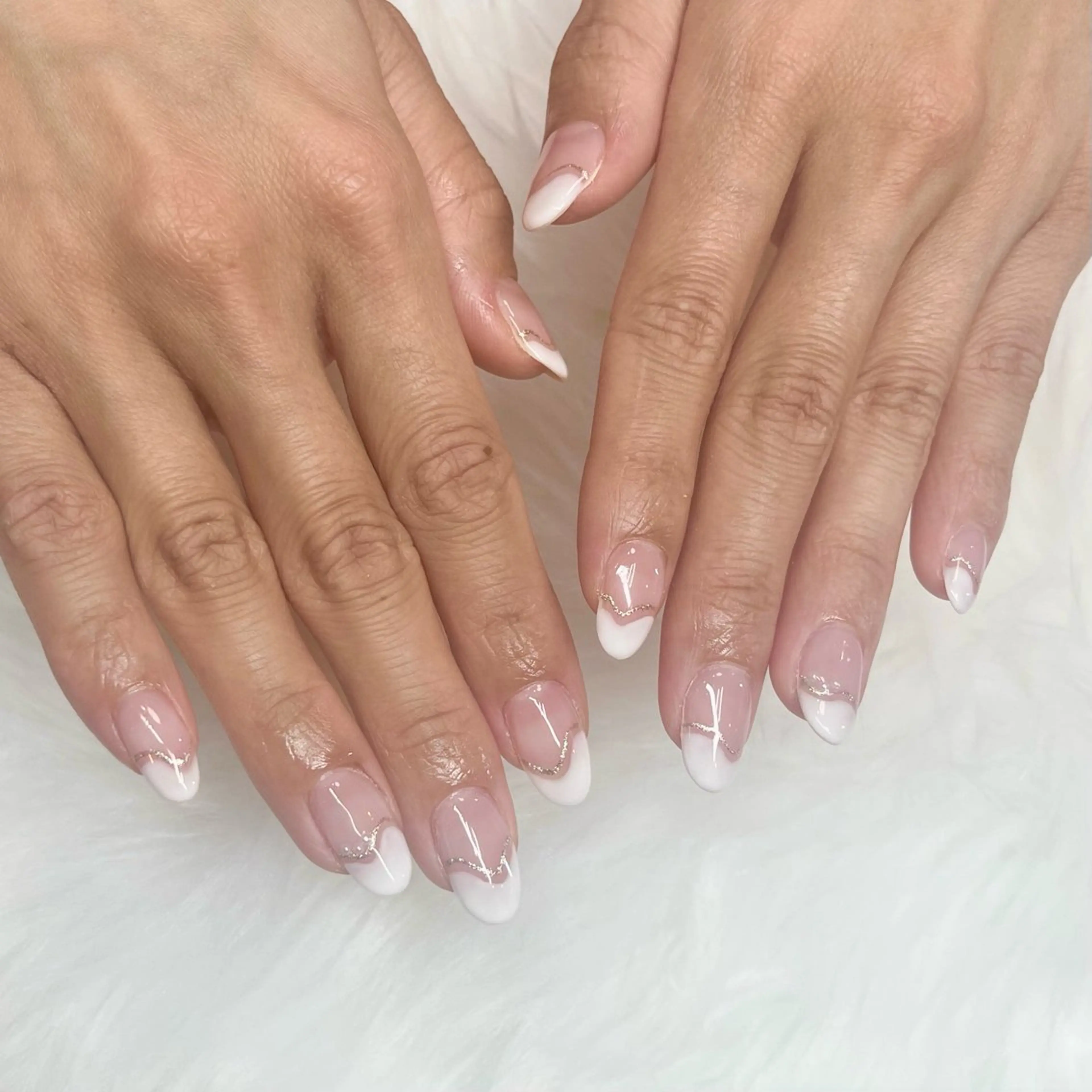 ネイル ニュアンスネイル シンプルネイル Lealea nのネイルデザイン