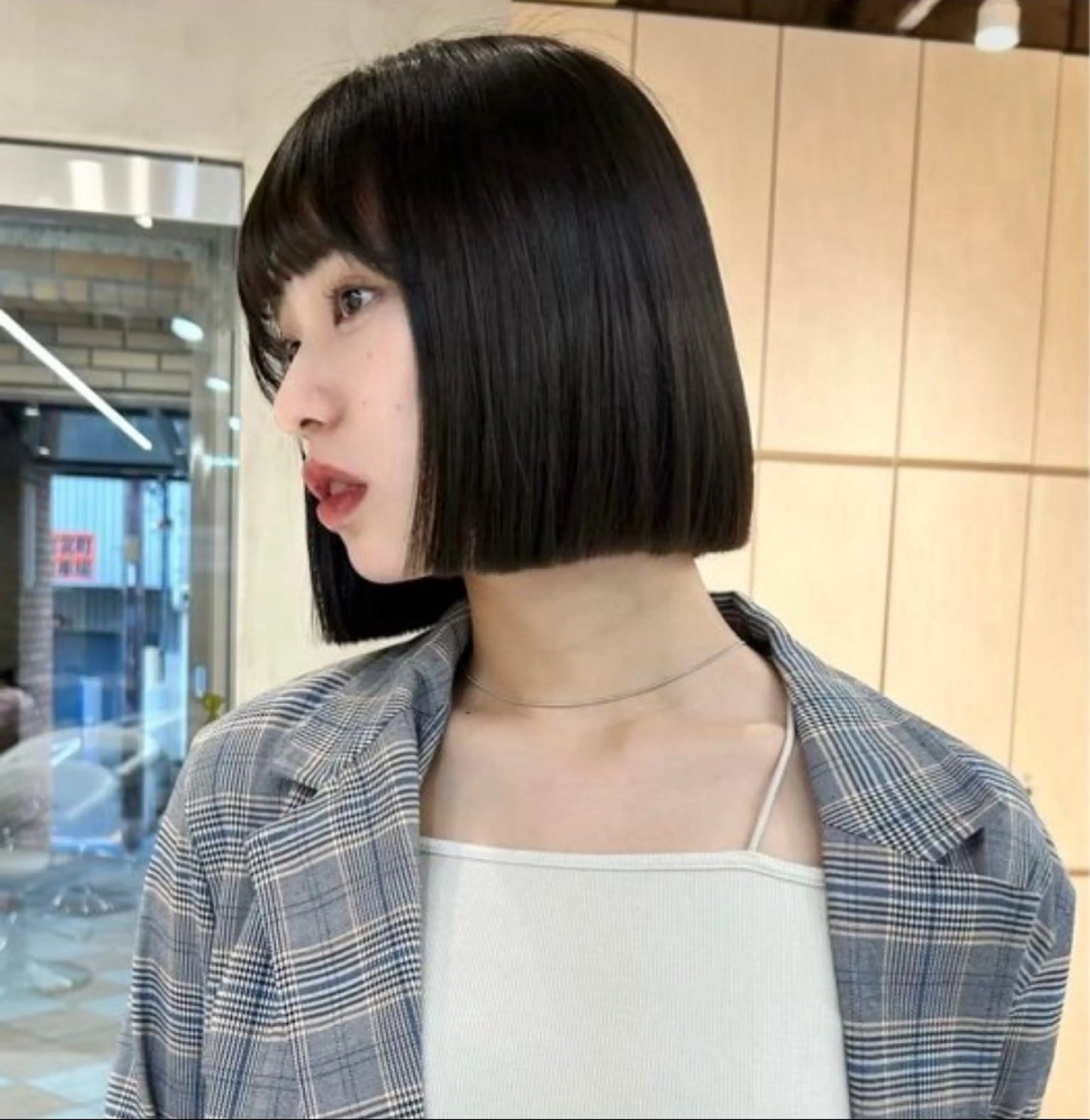 ショート ボブ 縮毛矯正 カット 縮毛矯正 ♥️似合わせボブ/ 縮毛矯正/大和田拓夢のヘアスタイル