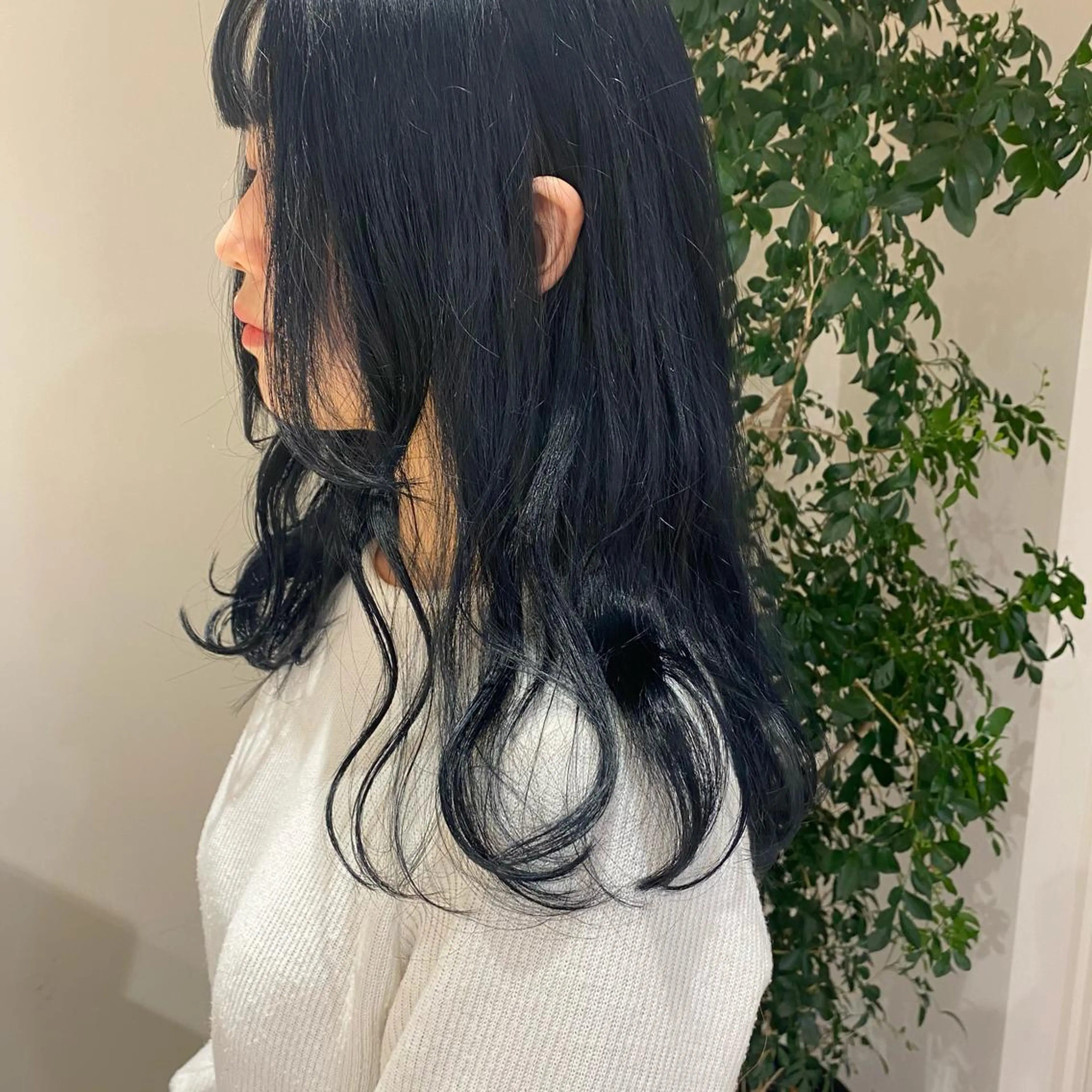 セミロング カラー 当日予約大歓迎💗 依田瑞希のヘアスタイル