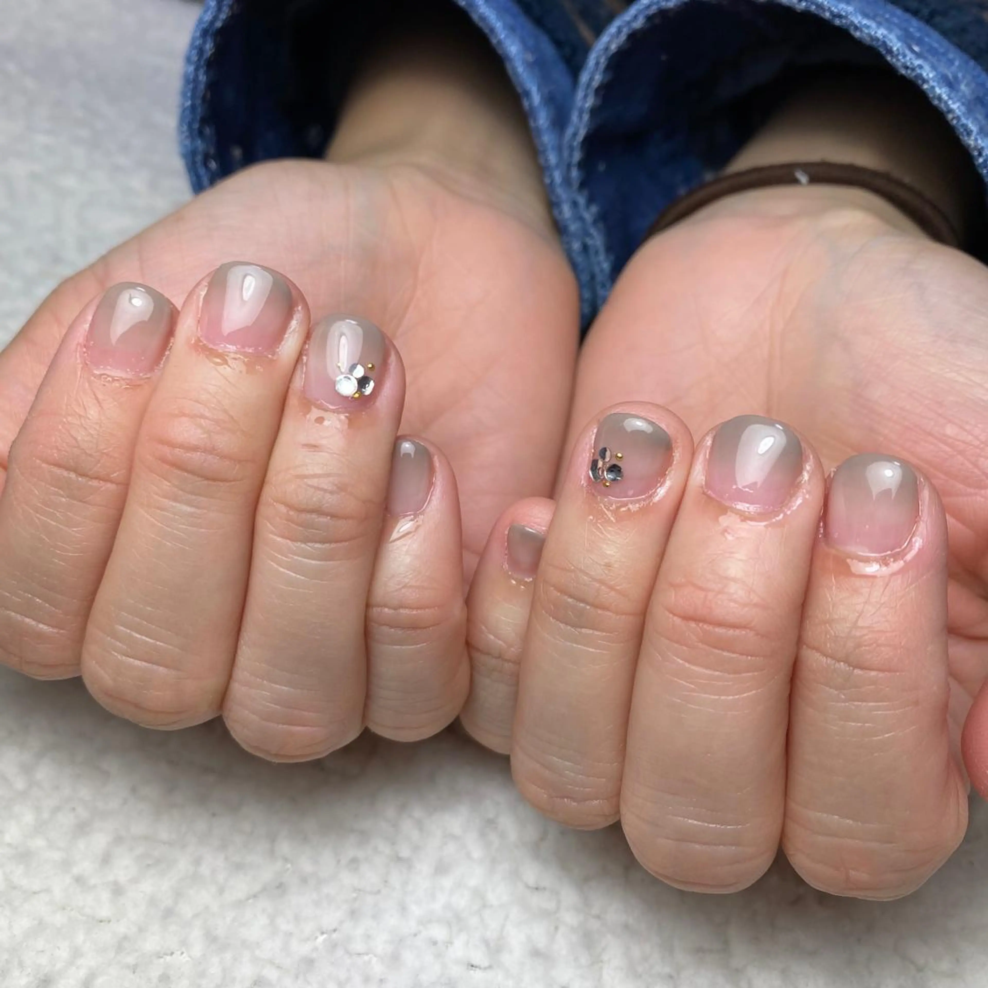 ネイル グラデーション ショートネイル ハンドネイル COCO+所属・COCO +のエステ・リラクイメージ