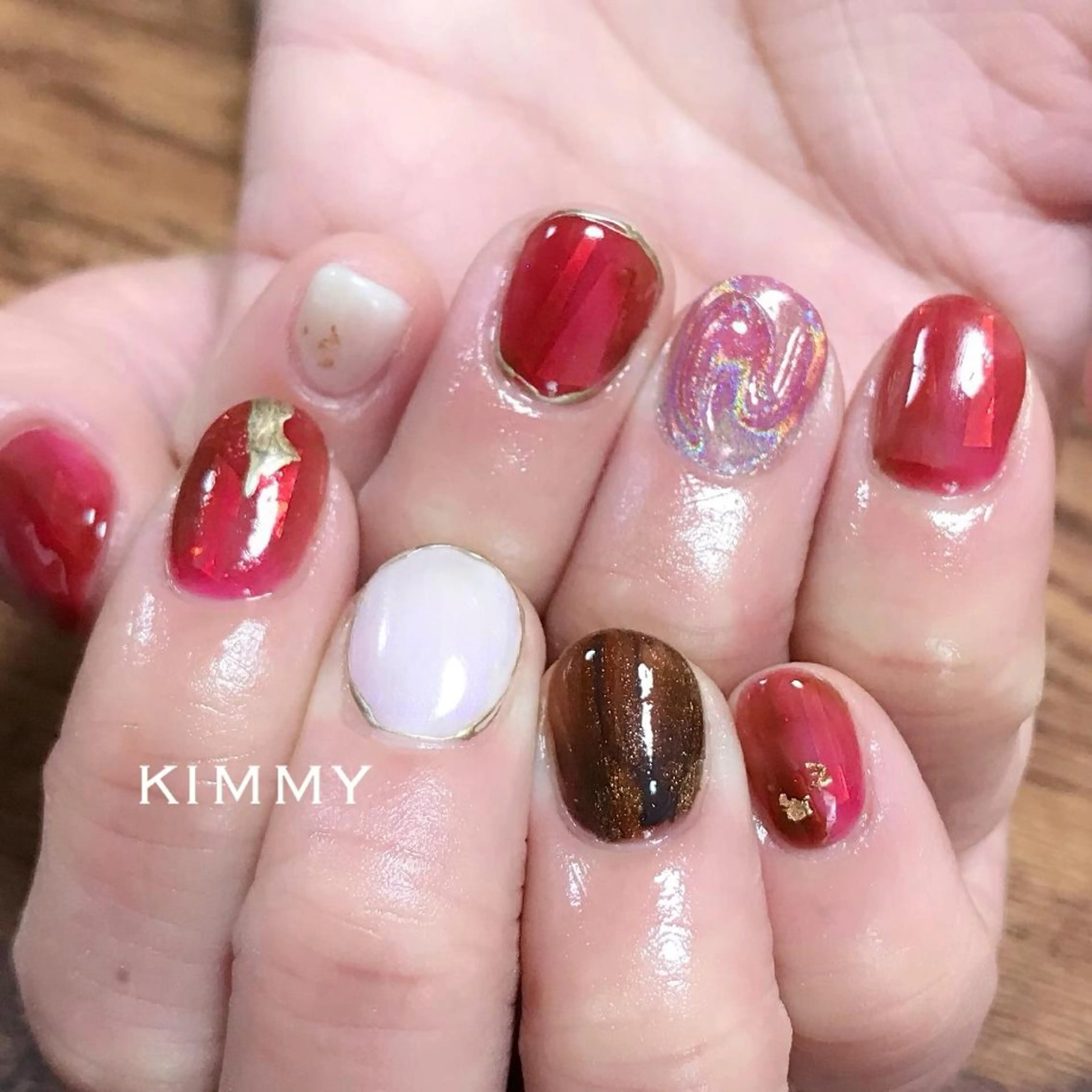 ネイル ハンドネイル kimmy nailsのネイルデザイン