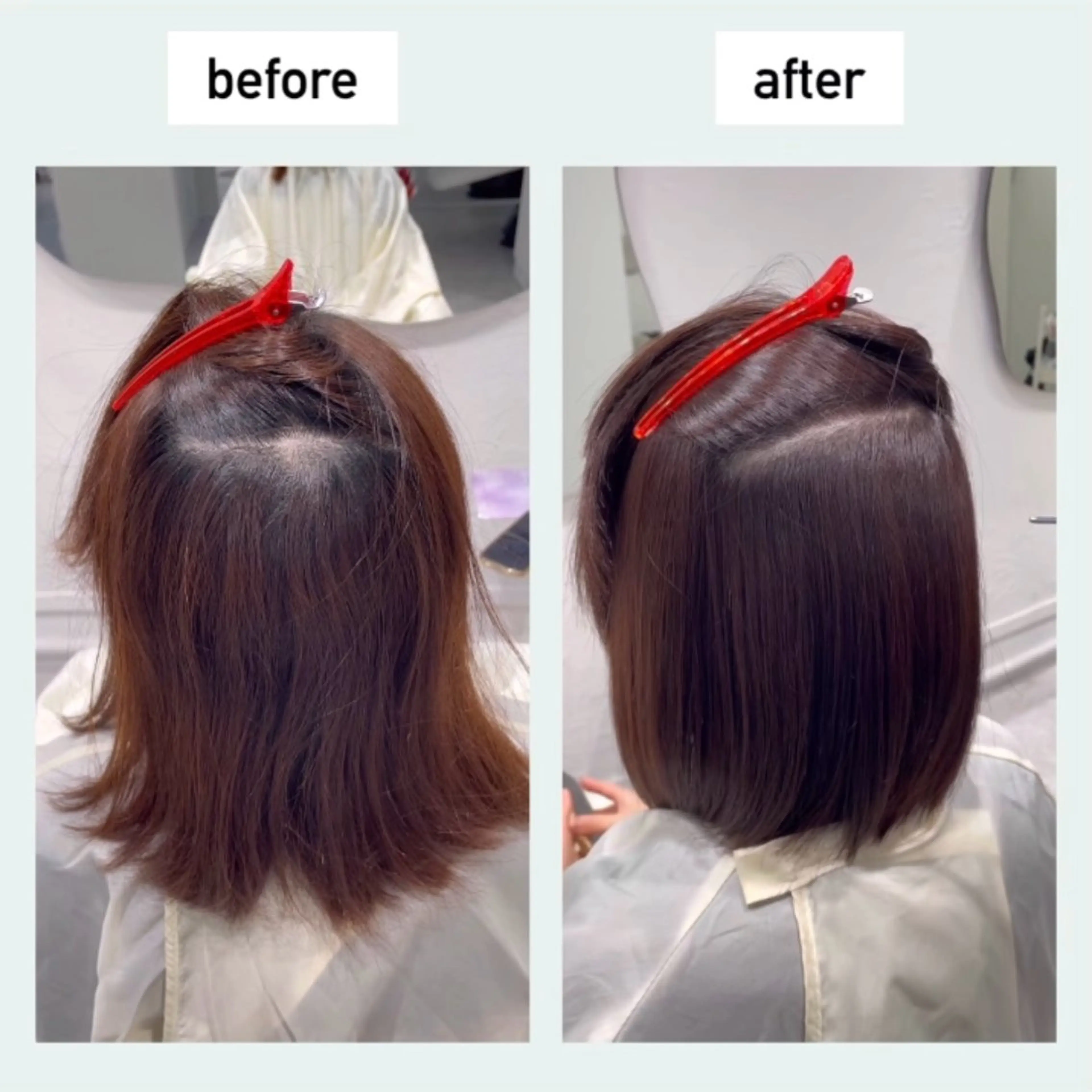 ミディアム カラー ブラウンカラー ピンクカラー ピンクブラウン ボブ ジョー/ 縮毛矯正の専門家のヘアスタイル