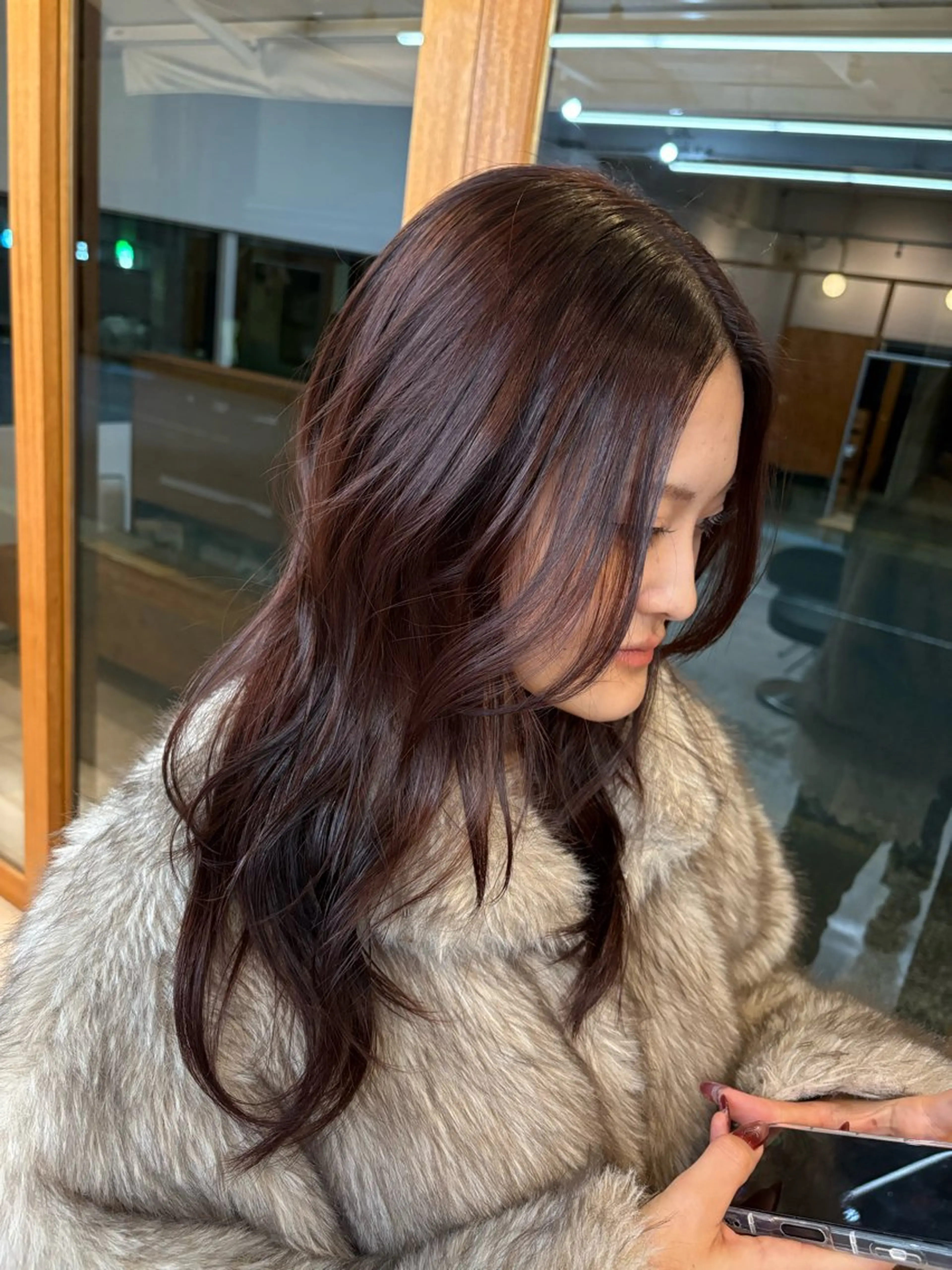 ロング カラー moemi / neu 清澄白河のヘアスタイル