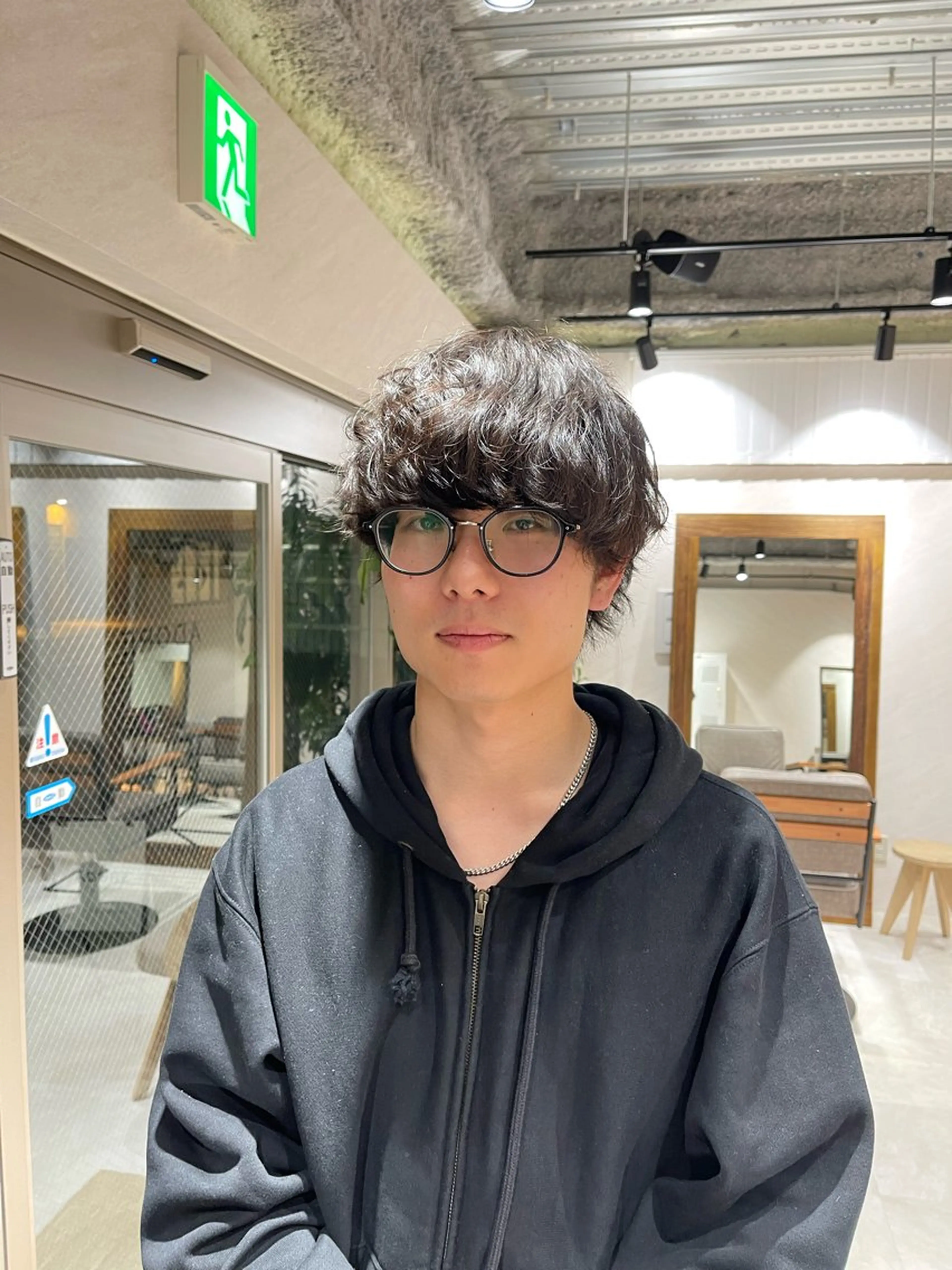 パーマ メンズ マッシュ 🩵ボブ/レイヤー /髪質改善🩵のヘアスタイル