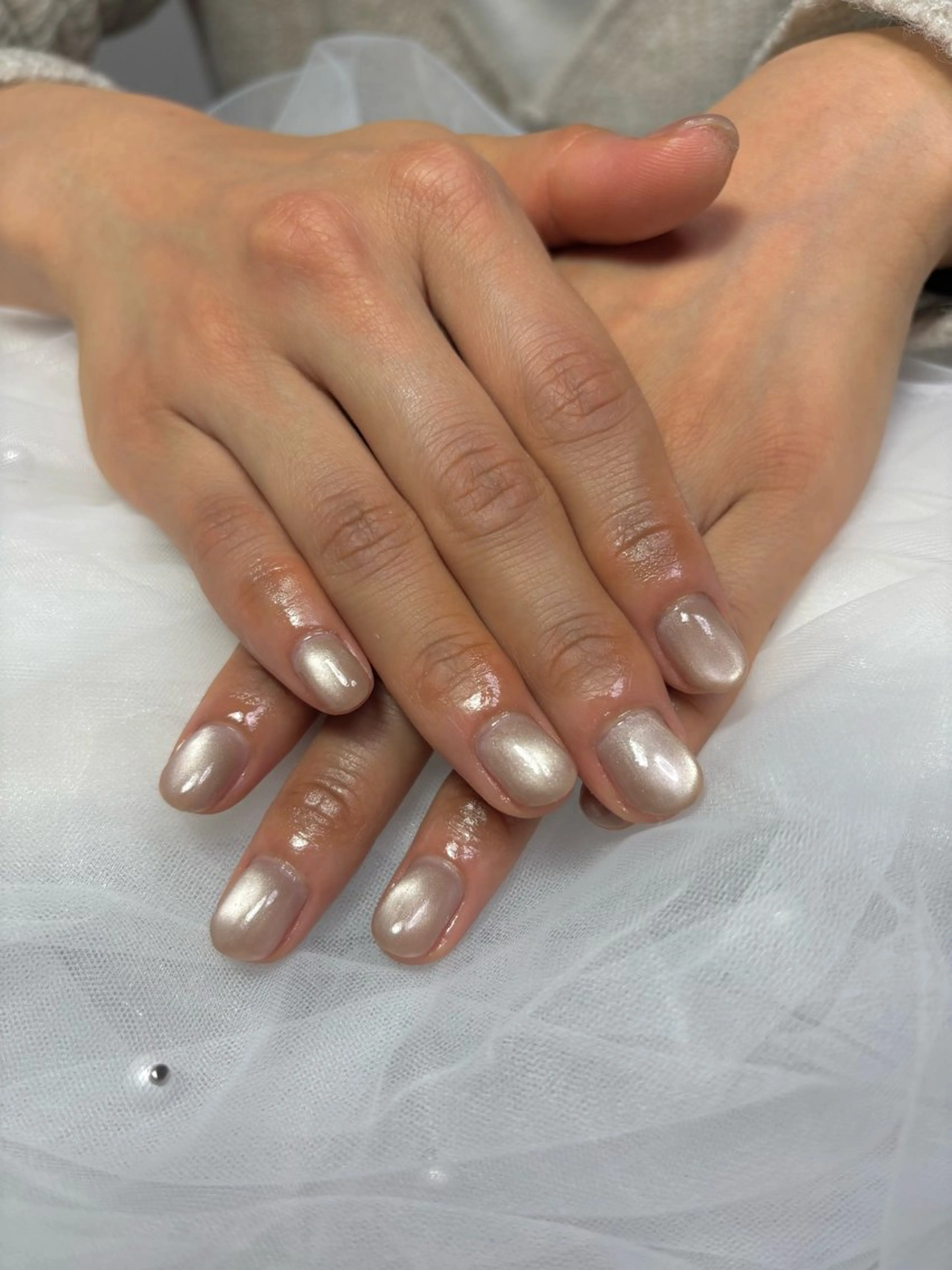 ネイル マグネットネイル マグネットワンカラー ワンカラーネイル ハンドネイル Nail Salon __j  Shinoのネイルデザイン