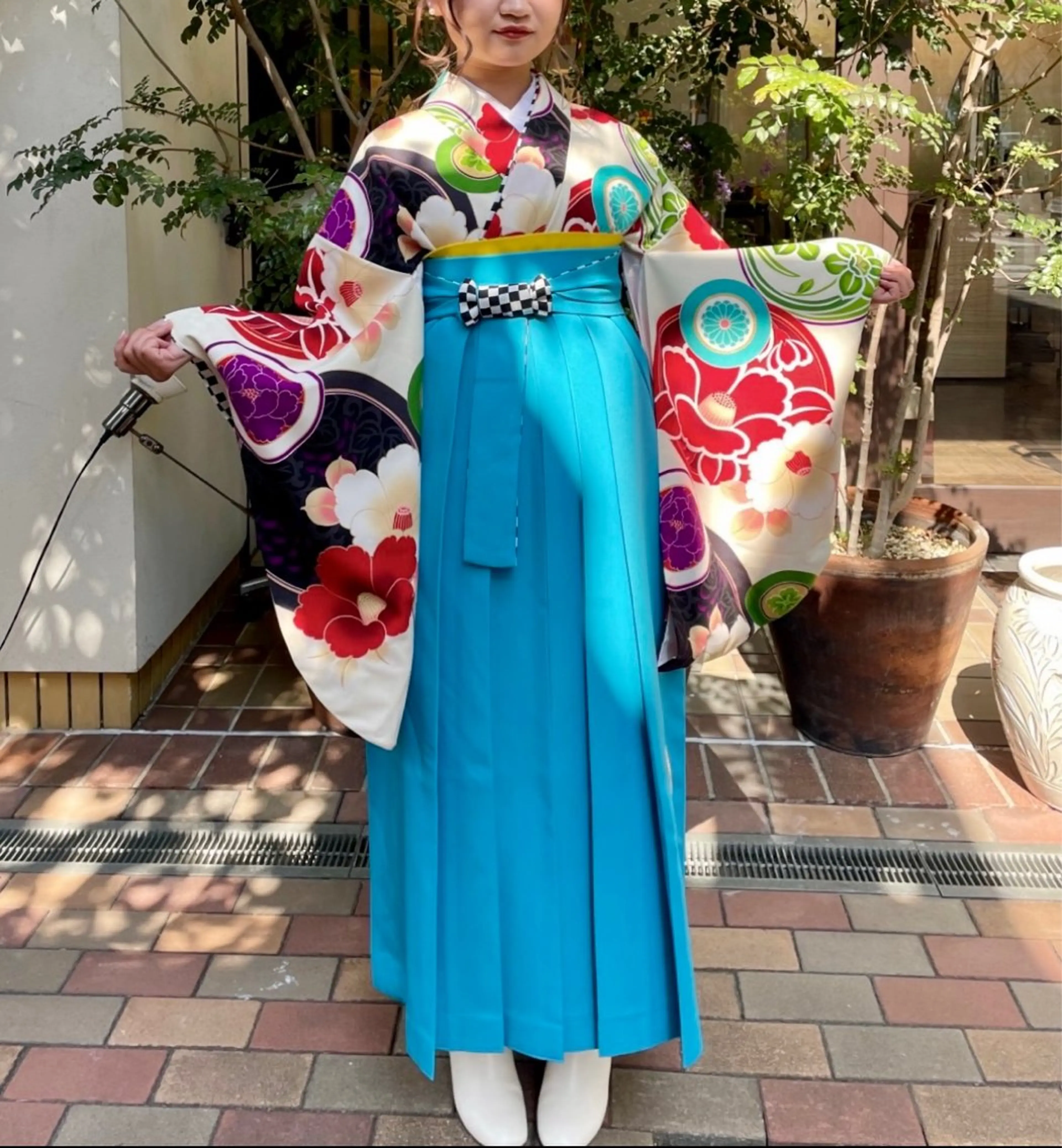 卒業式 袴着付け+ヘアセットの写真