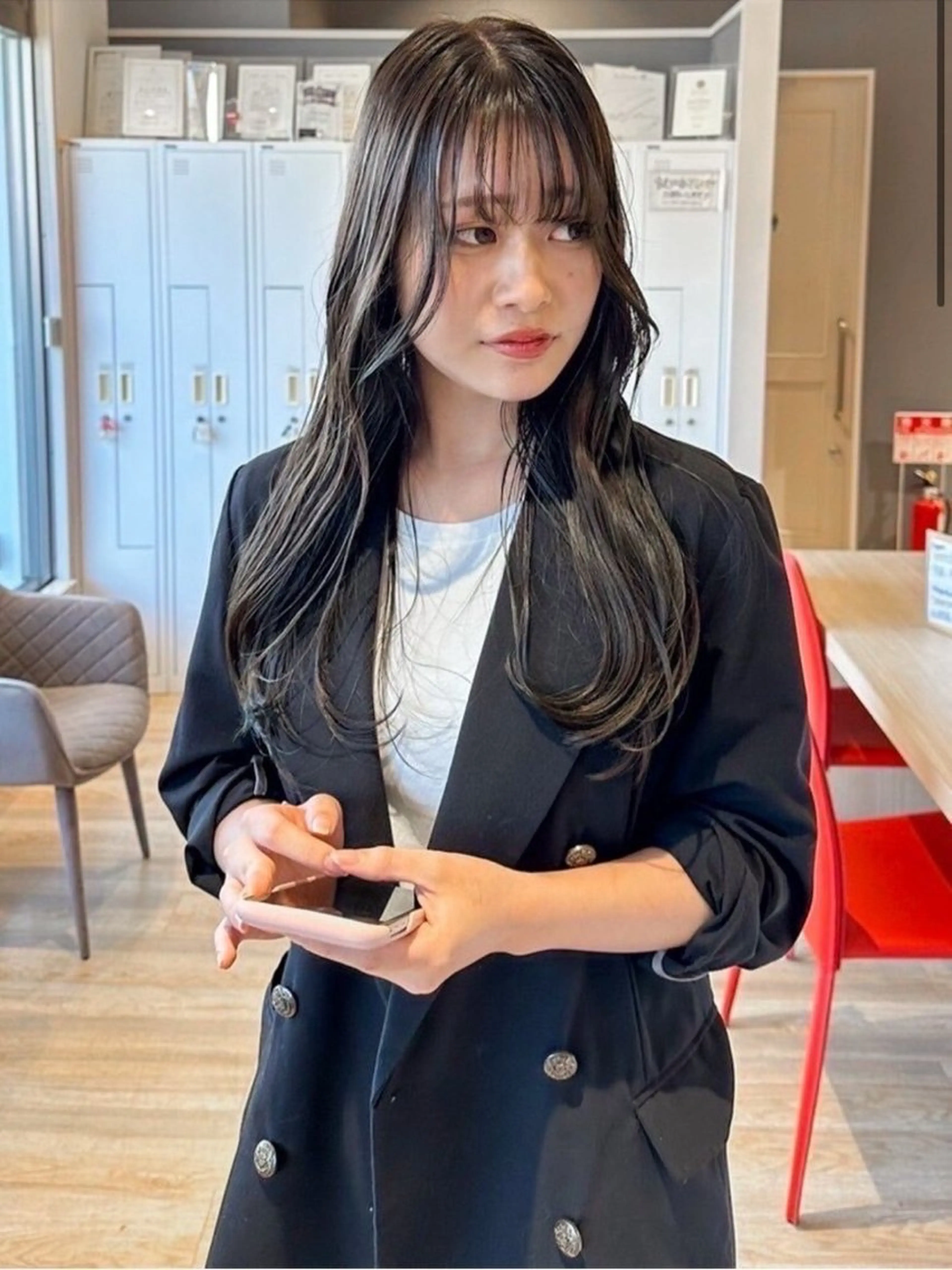 ロング カット ヘアカラー 樋口智士/倉敷/中庄 /縮毛矯正/髪質改善のヘアスタイル