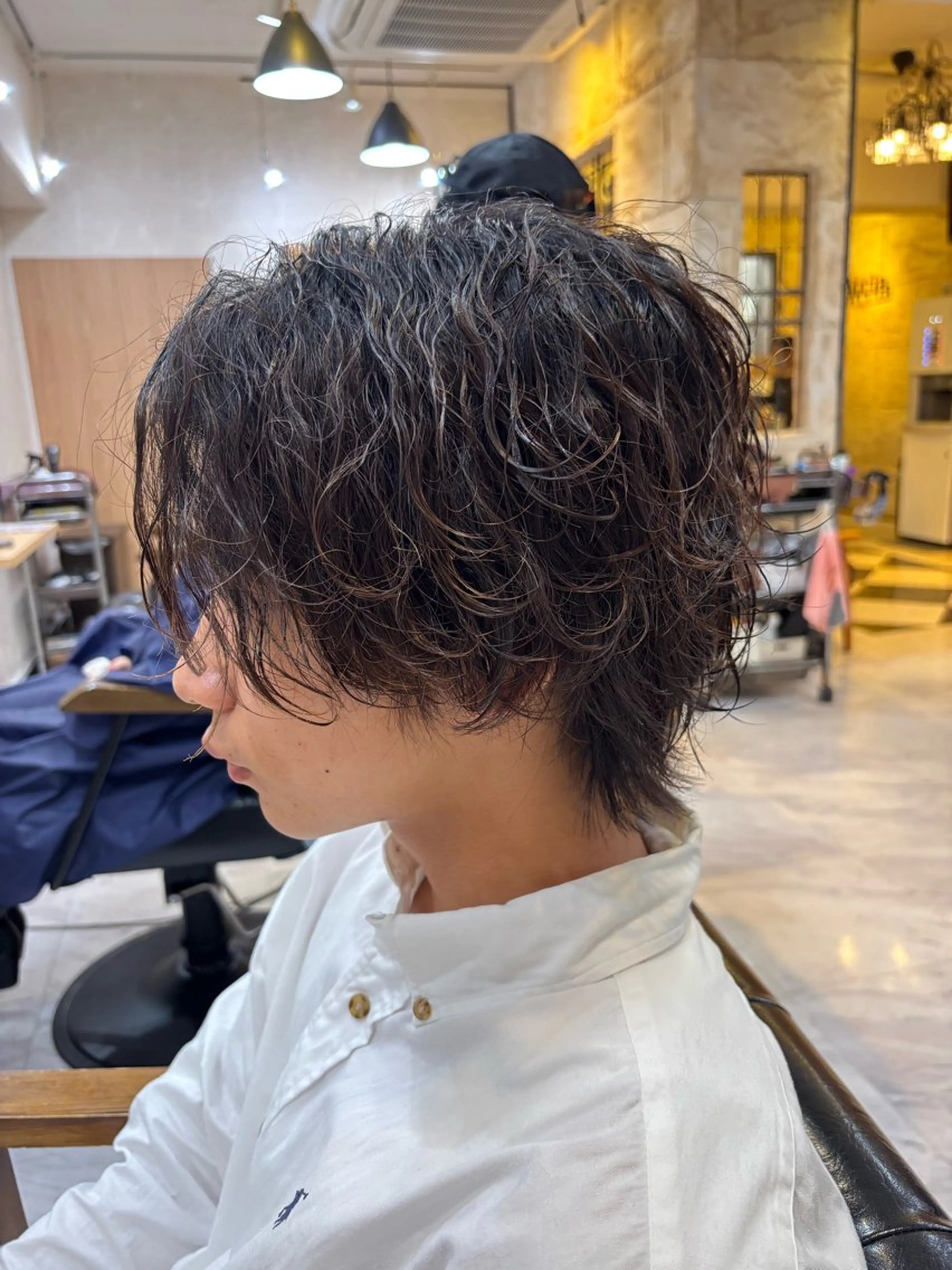 ミディアム パーマ メンズ Miura Kaitoのヘアスタイル