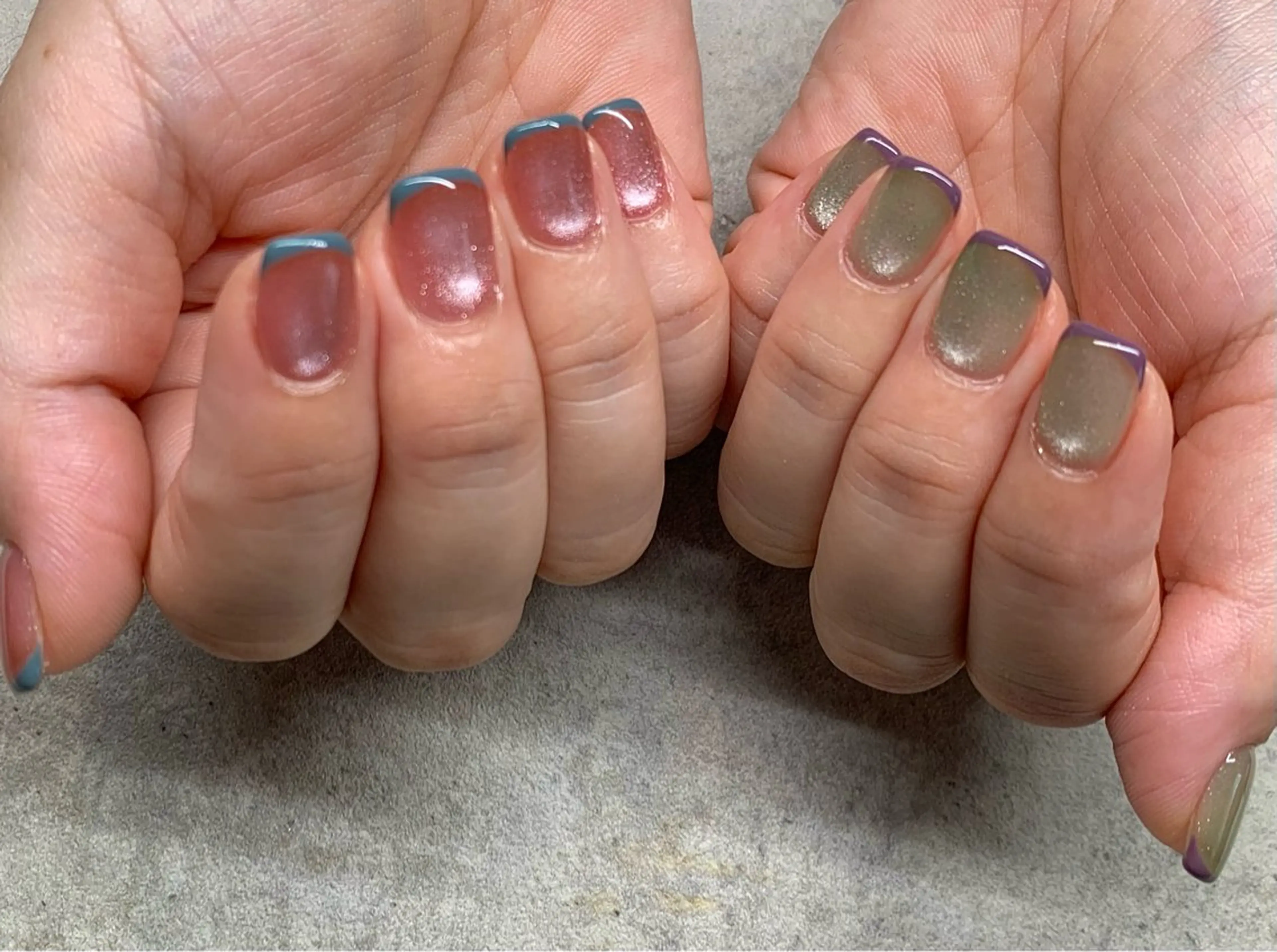 ネイル フラッシュネイル フレンチネイル マグネットネイル ニュアンスネイル オフィスネイル ハンドネイル sufu. nail YUKIのネイルデザイン
