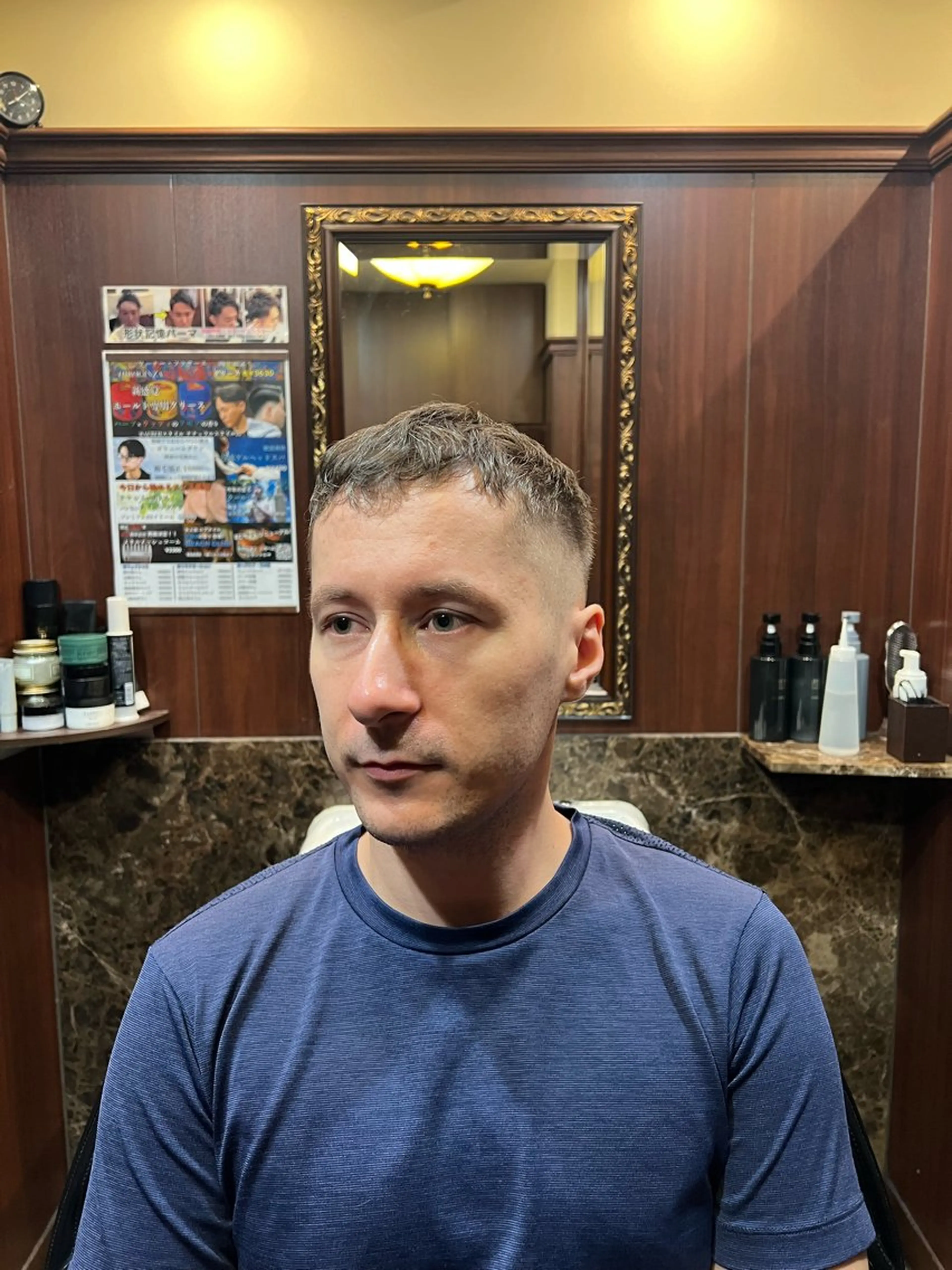 ショート ヒロ銀座バーバーショップ丸の内所属・秋山 琳太のヘアスタイル