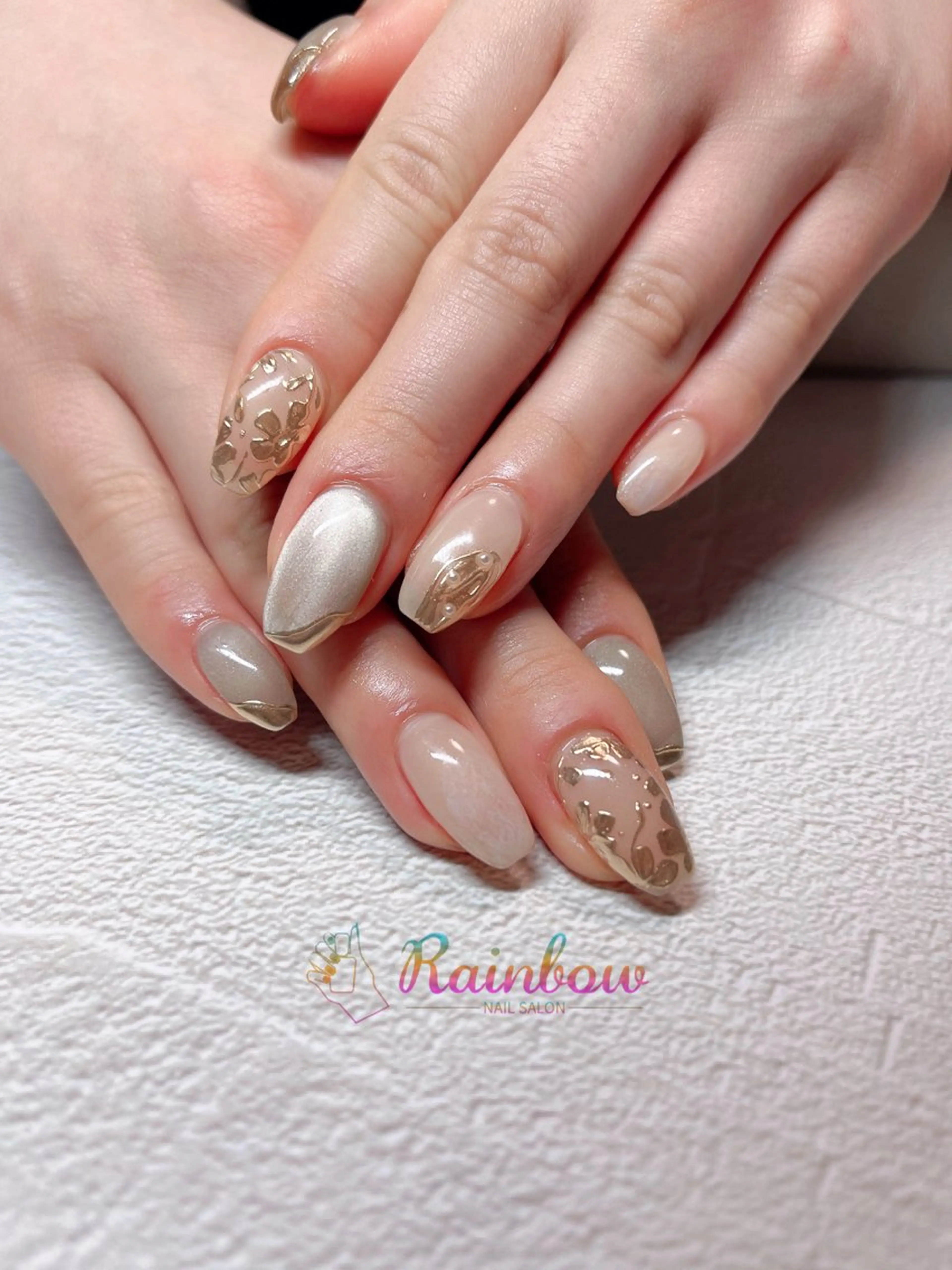 ネイル 成人式 Rainbow Nailのネイルデザイン