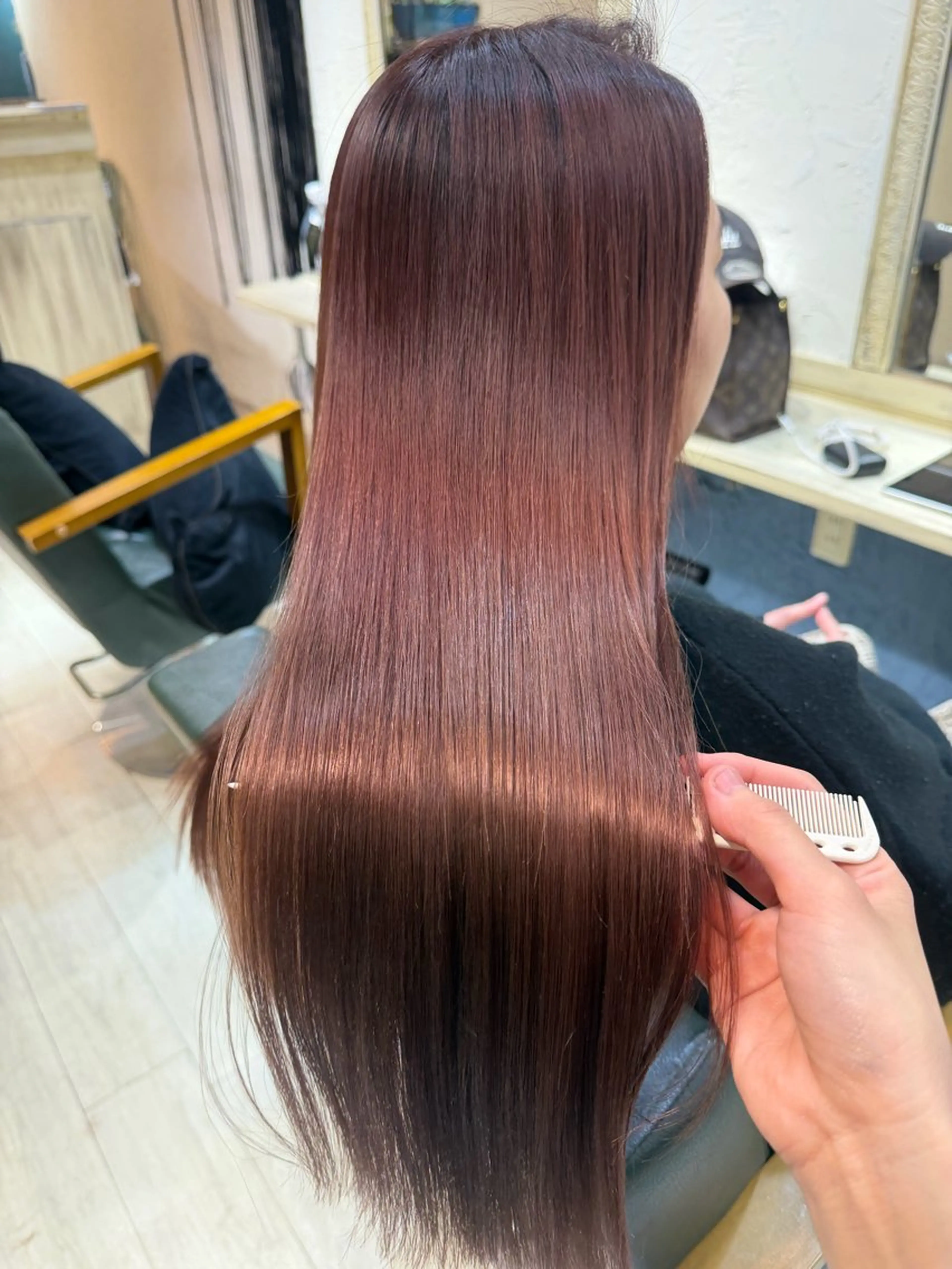 ロング カラー カット ヘアカラー パーマ 縮毛矯正 トリートメント たけかわ みずきのヘアスタイル