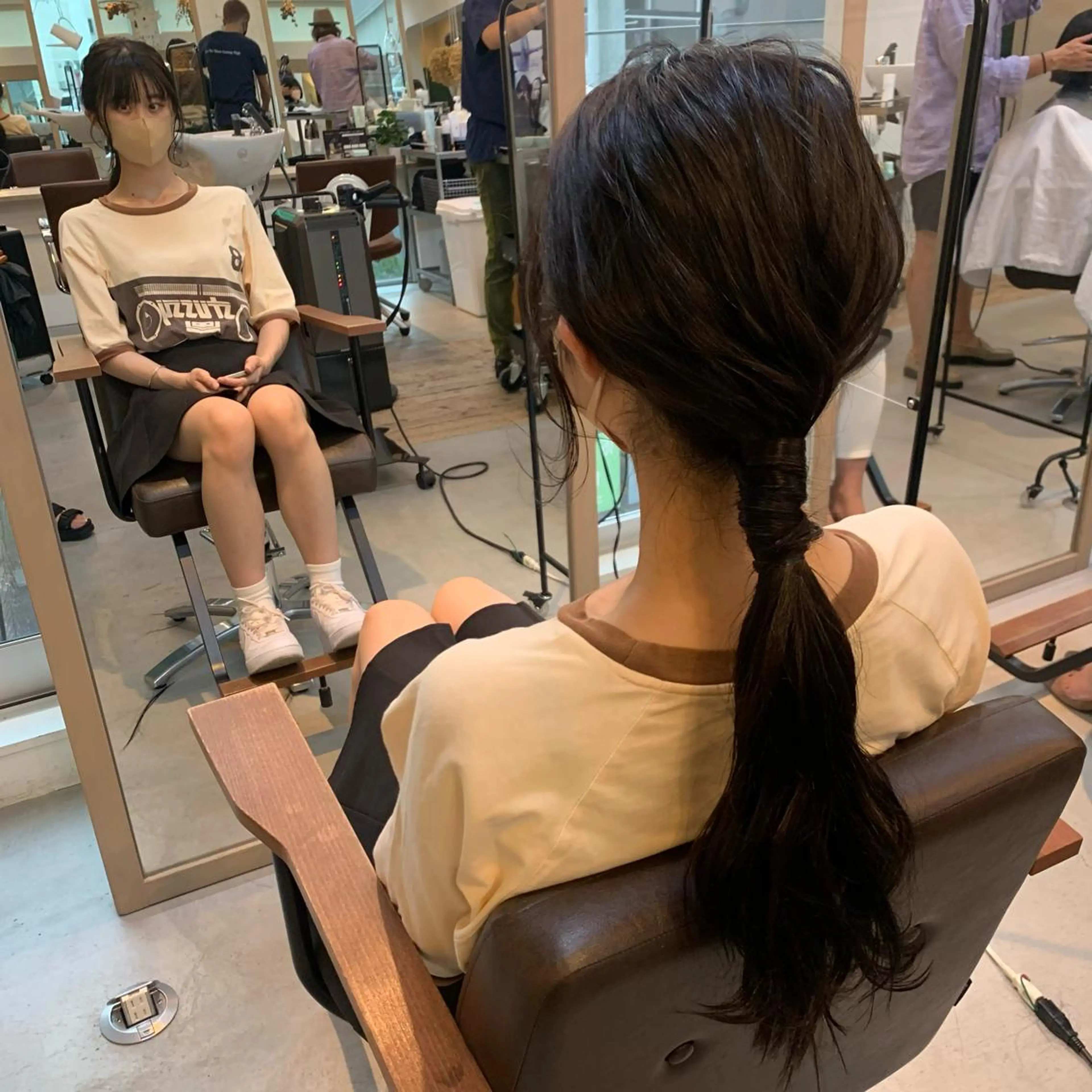 ロング カット ヘアカラー 綿貫 美雪のヘアスタイル