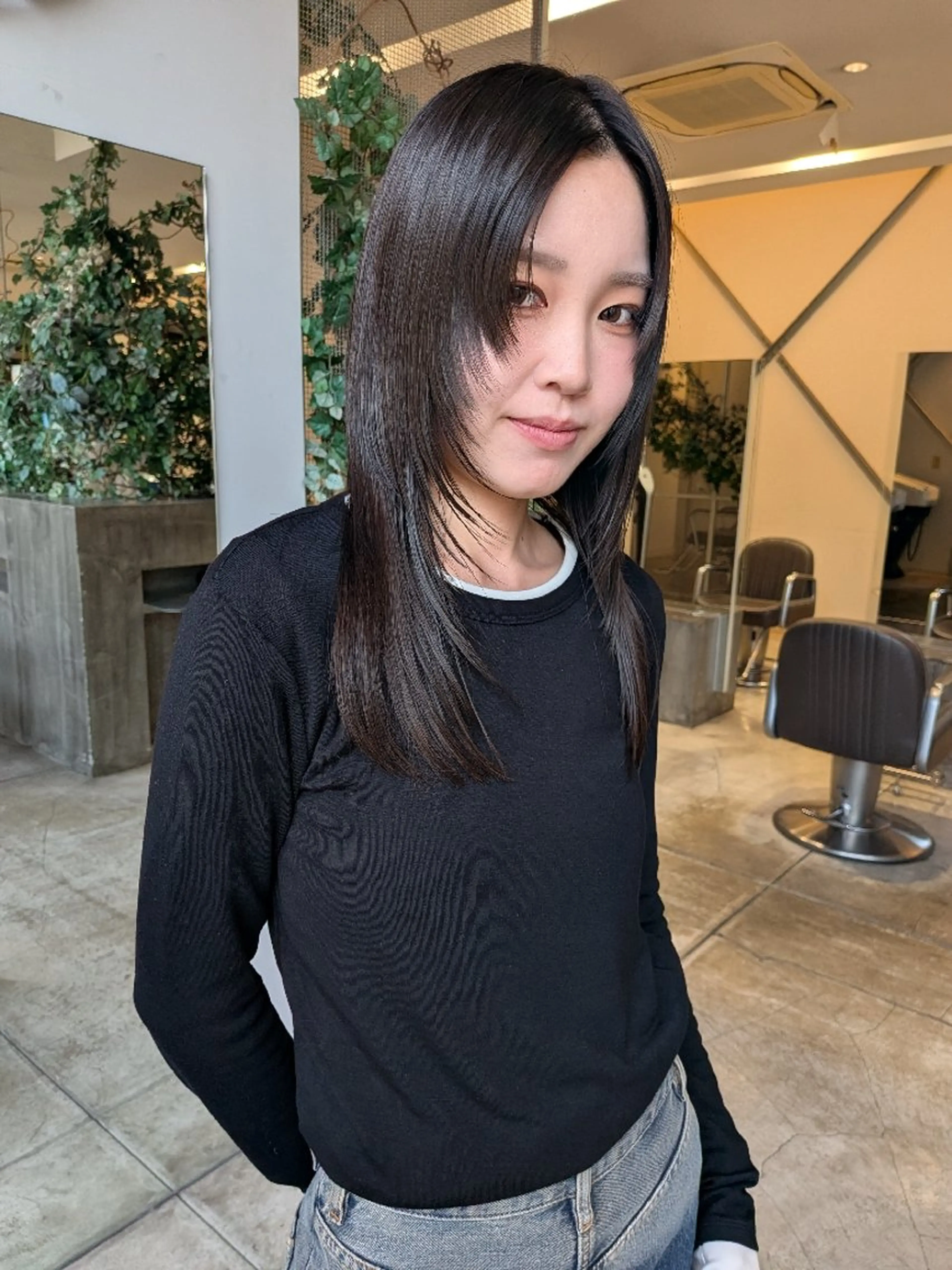 ロング 田中 亜沙美のヘアスタイル
