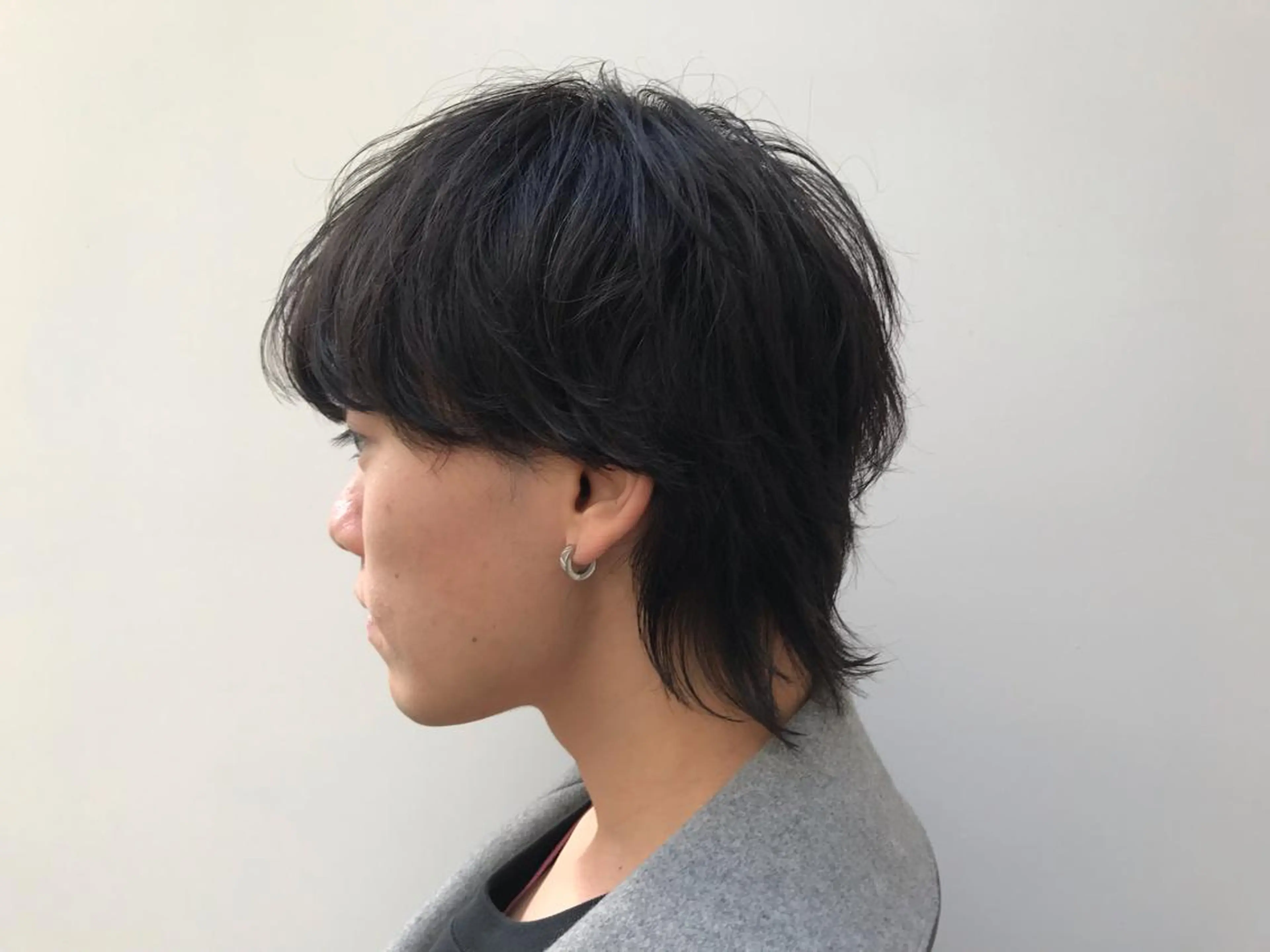 ショート メンズ マッシュウルフ マッシュ メンズウルフカット ウルフカット 土屋 紗也果のヘアスタイル