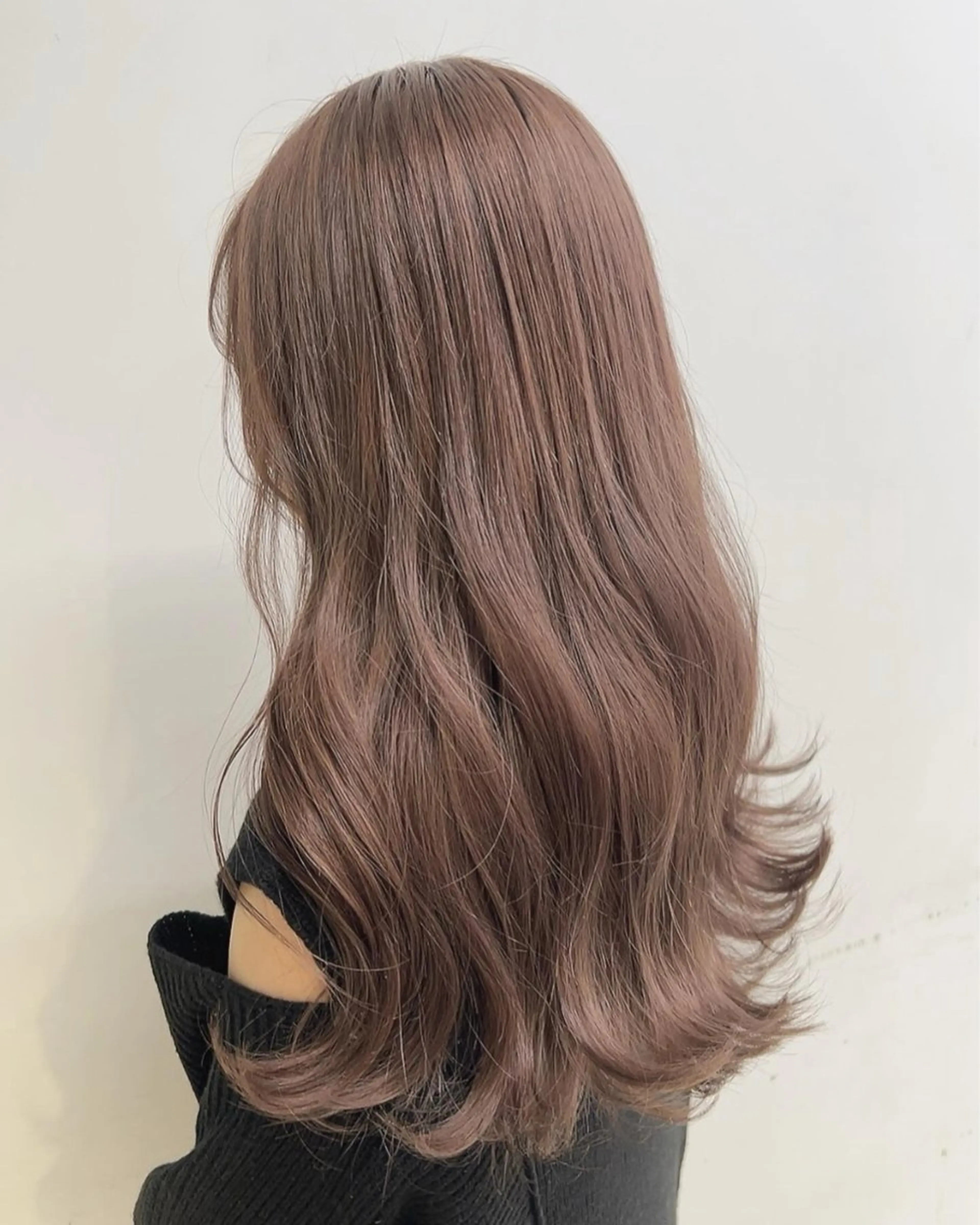 ミディアム カラー ヘアカラー トリートメント 🥞ベージュ系カラー 【すずきりほ】🥞のヘアスタイル