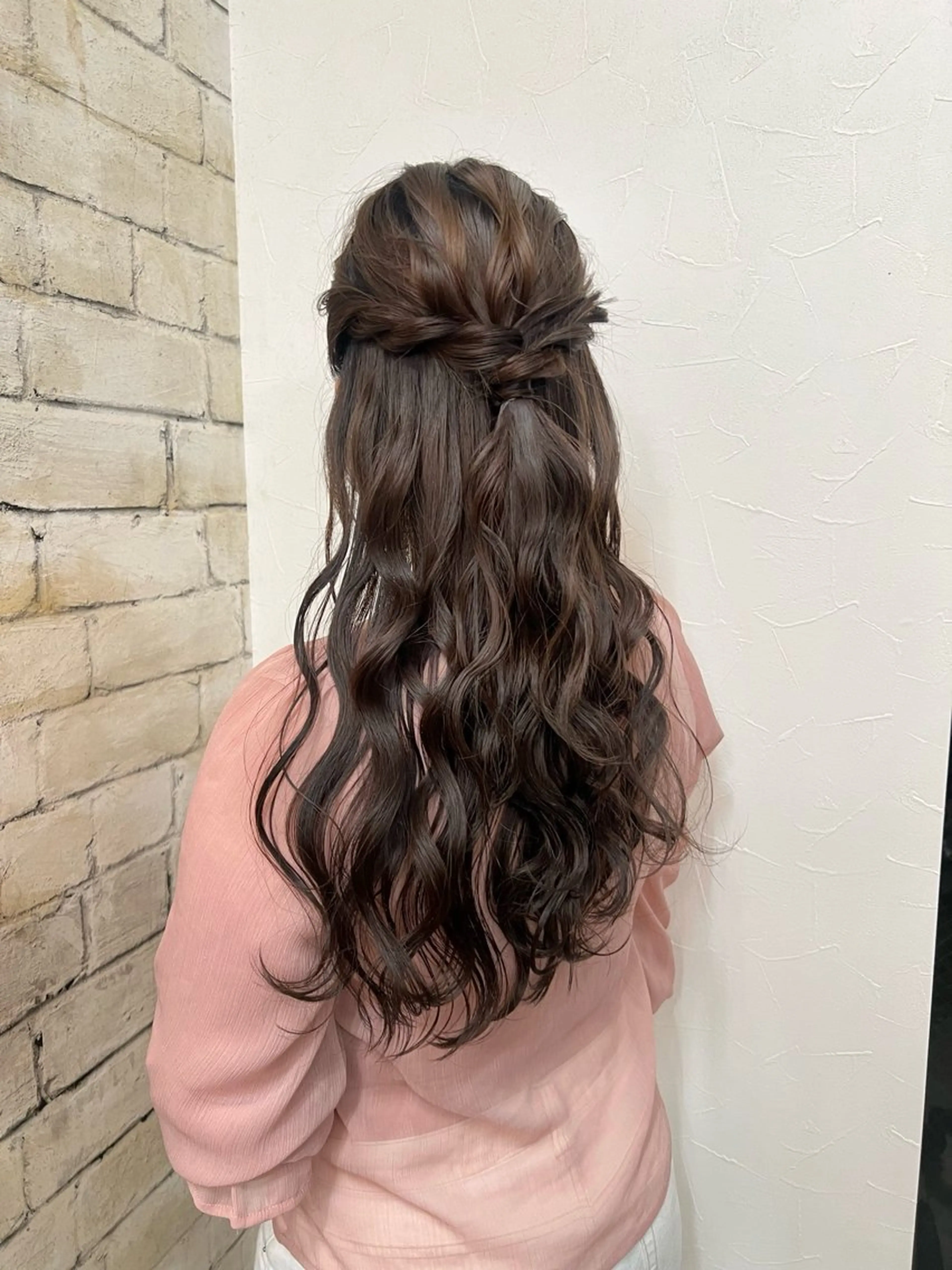 ロング ヘアセット カコ/レイヤーカット ヘアアレンジのヘアスタイル