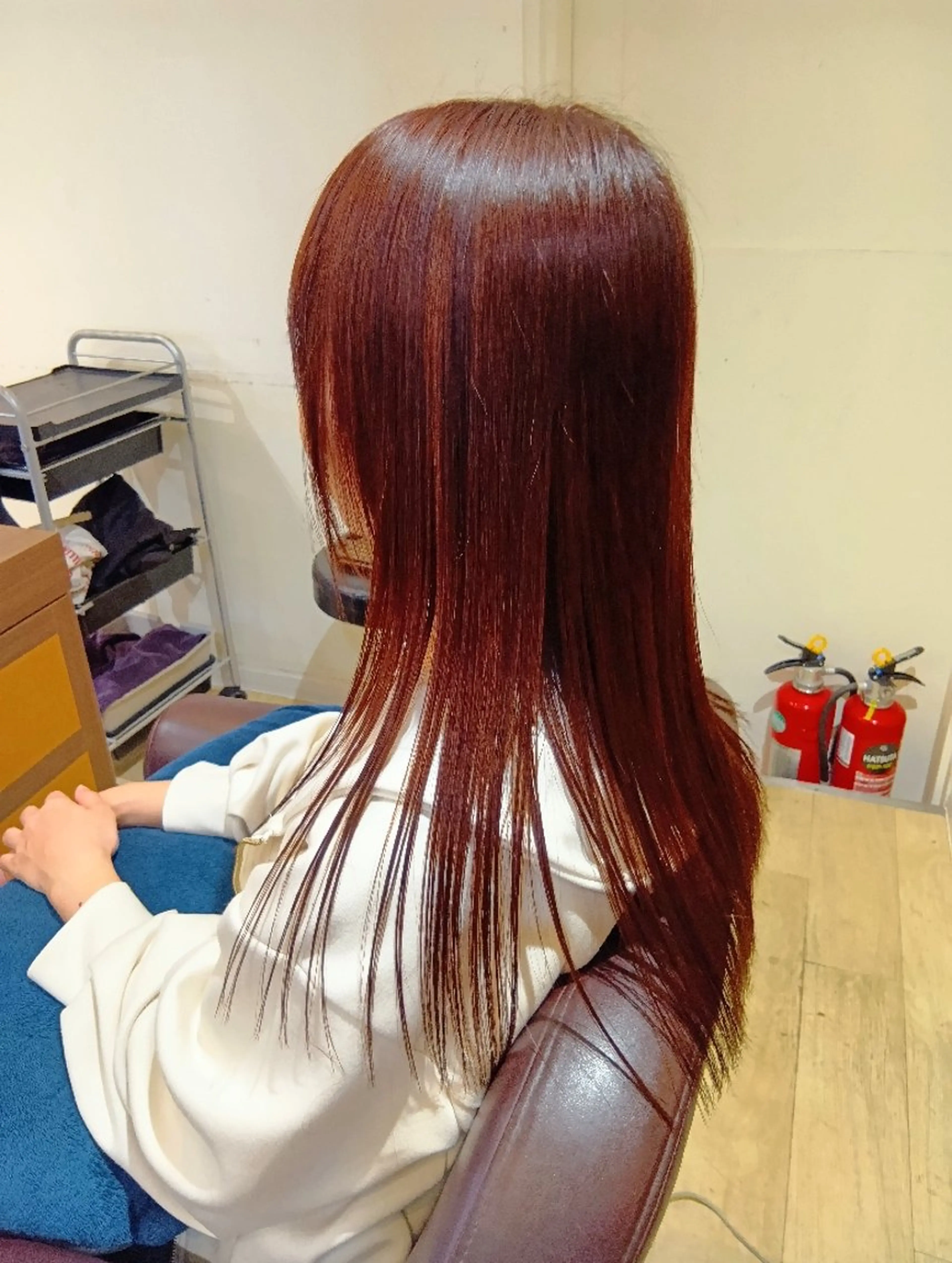 カラー ロング 縮毛矯正 カット ヘアカラー 縮毛矯正 トリートメント 小林暢🌟Orque 髪質改善サロン🌙のヘアスタイル