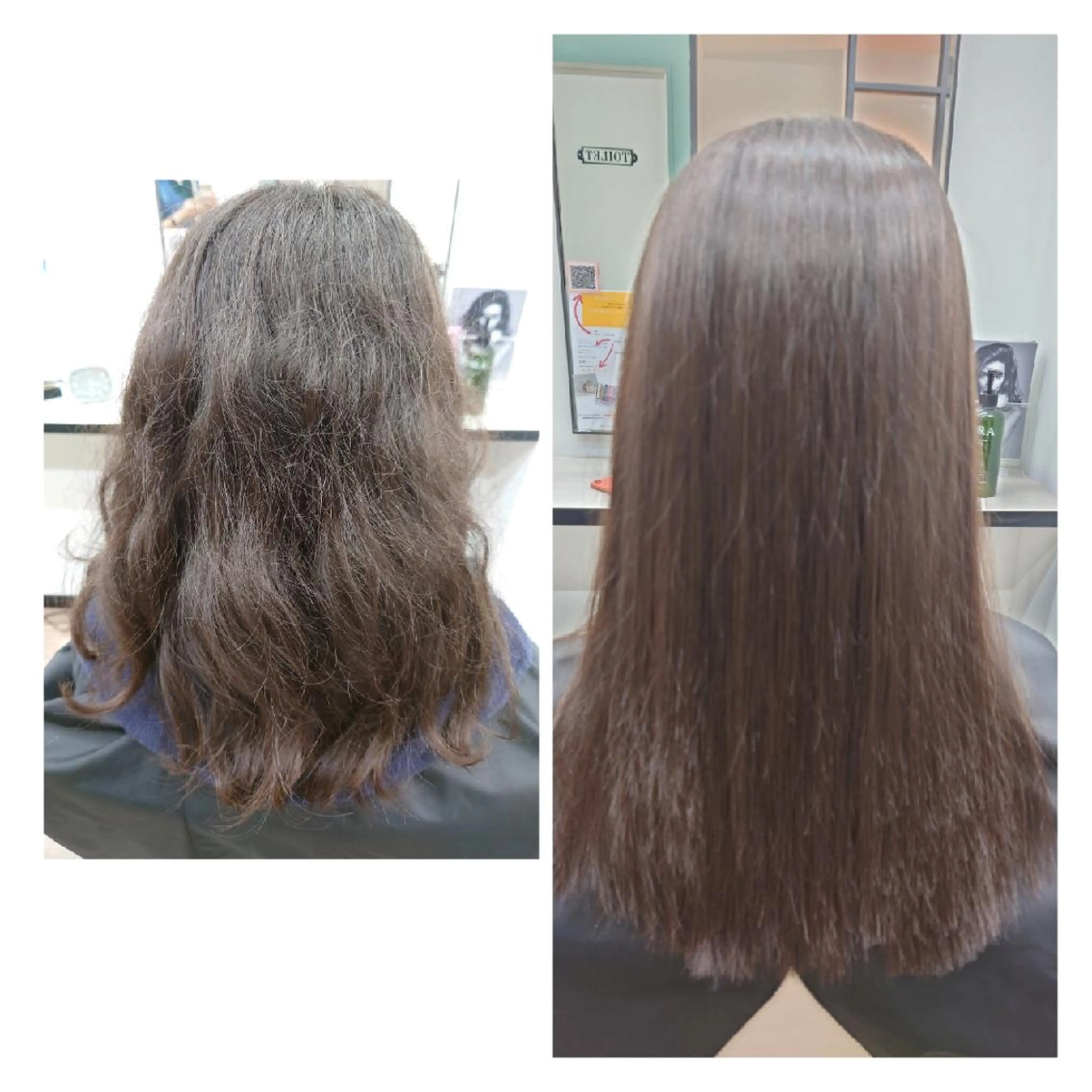 ロング 縮毛矯正 😺Takako😺 髪質改善&縮毛矯正のヘアスタイル