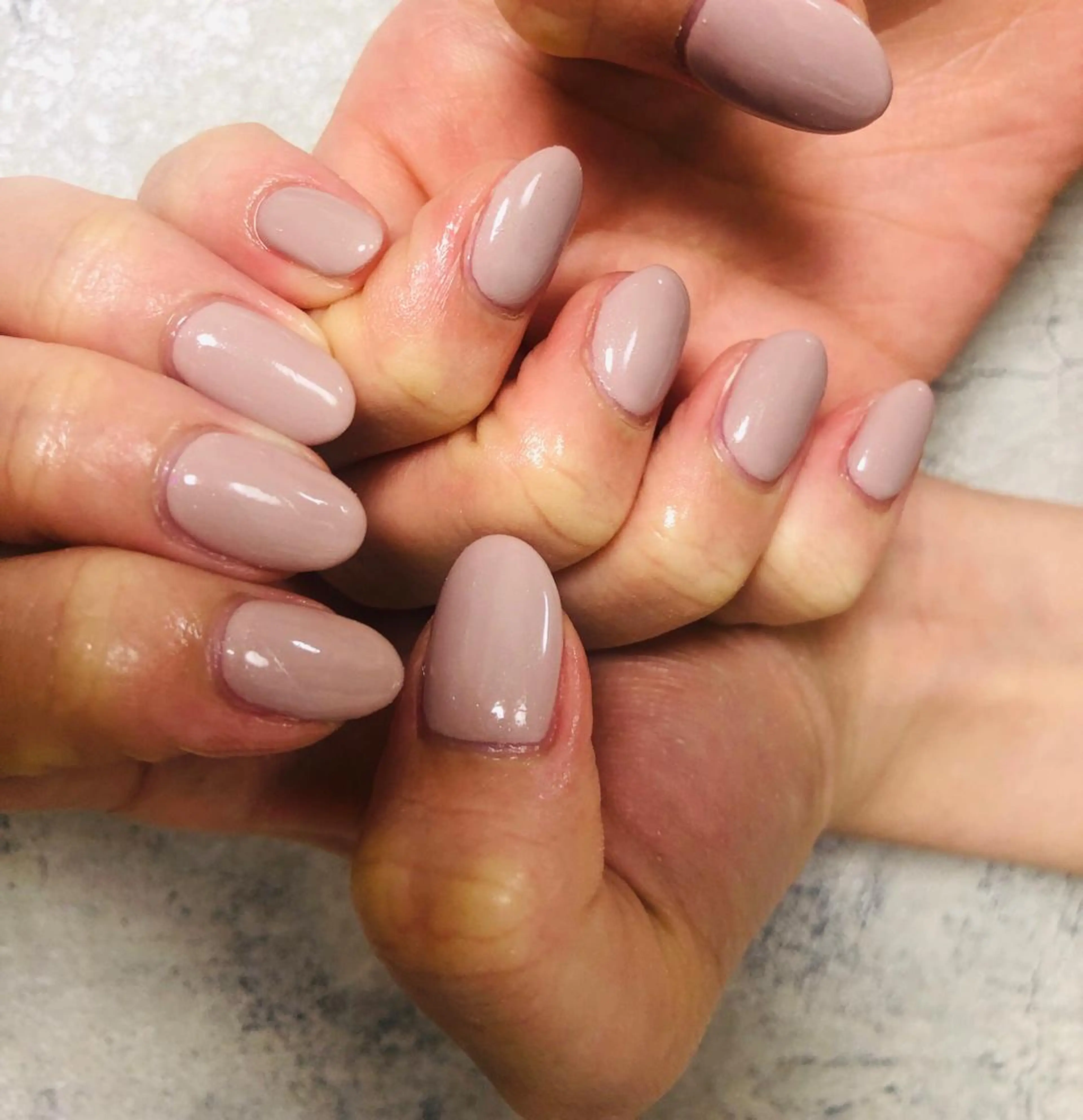 ネイル ピンク ピンクベージュ ハンドネイル mogunail &blowのネイルデザイン