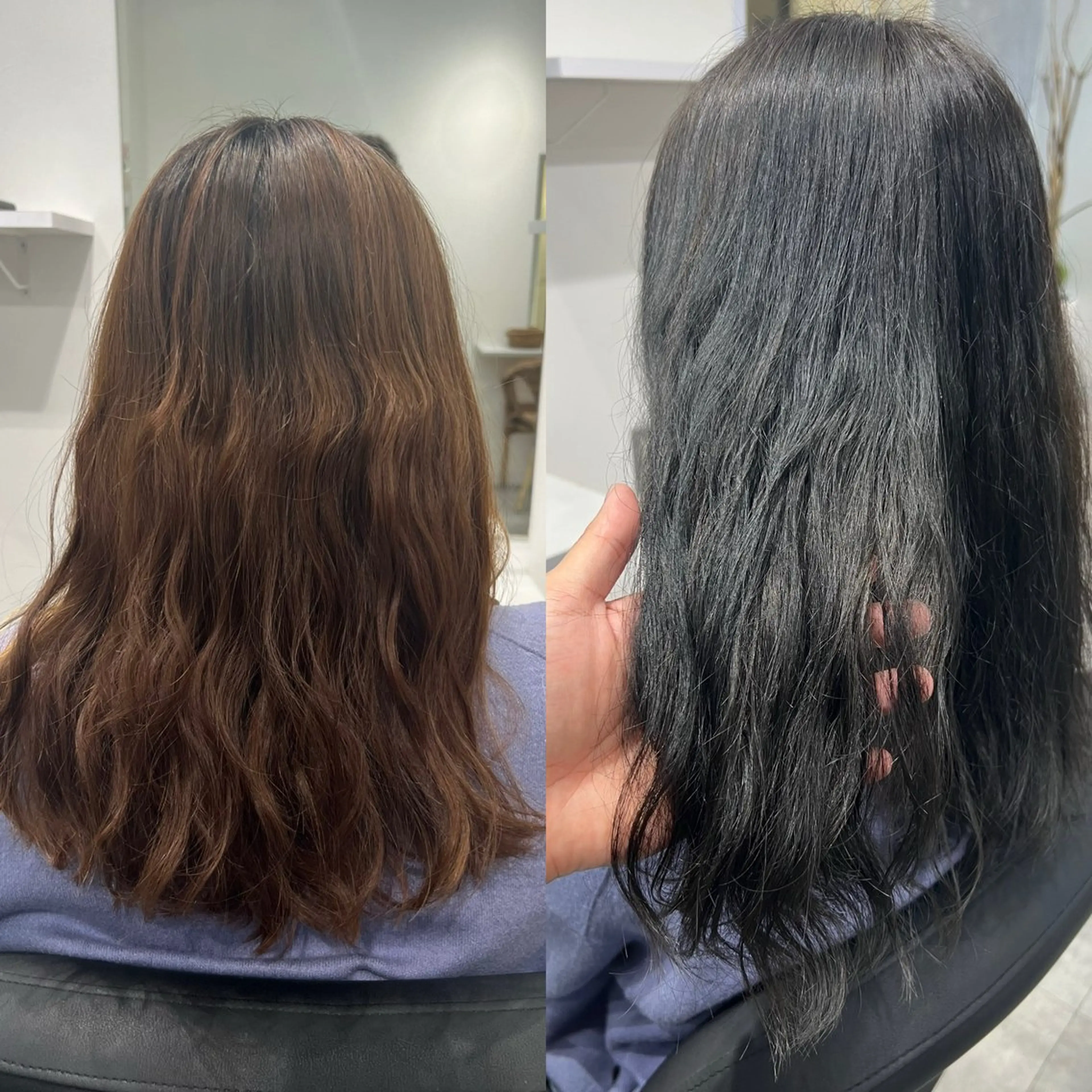 ロング カラー 透明感カラー メンズパーマ/ショ ートカット/福井悟朗のヘアスタイル