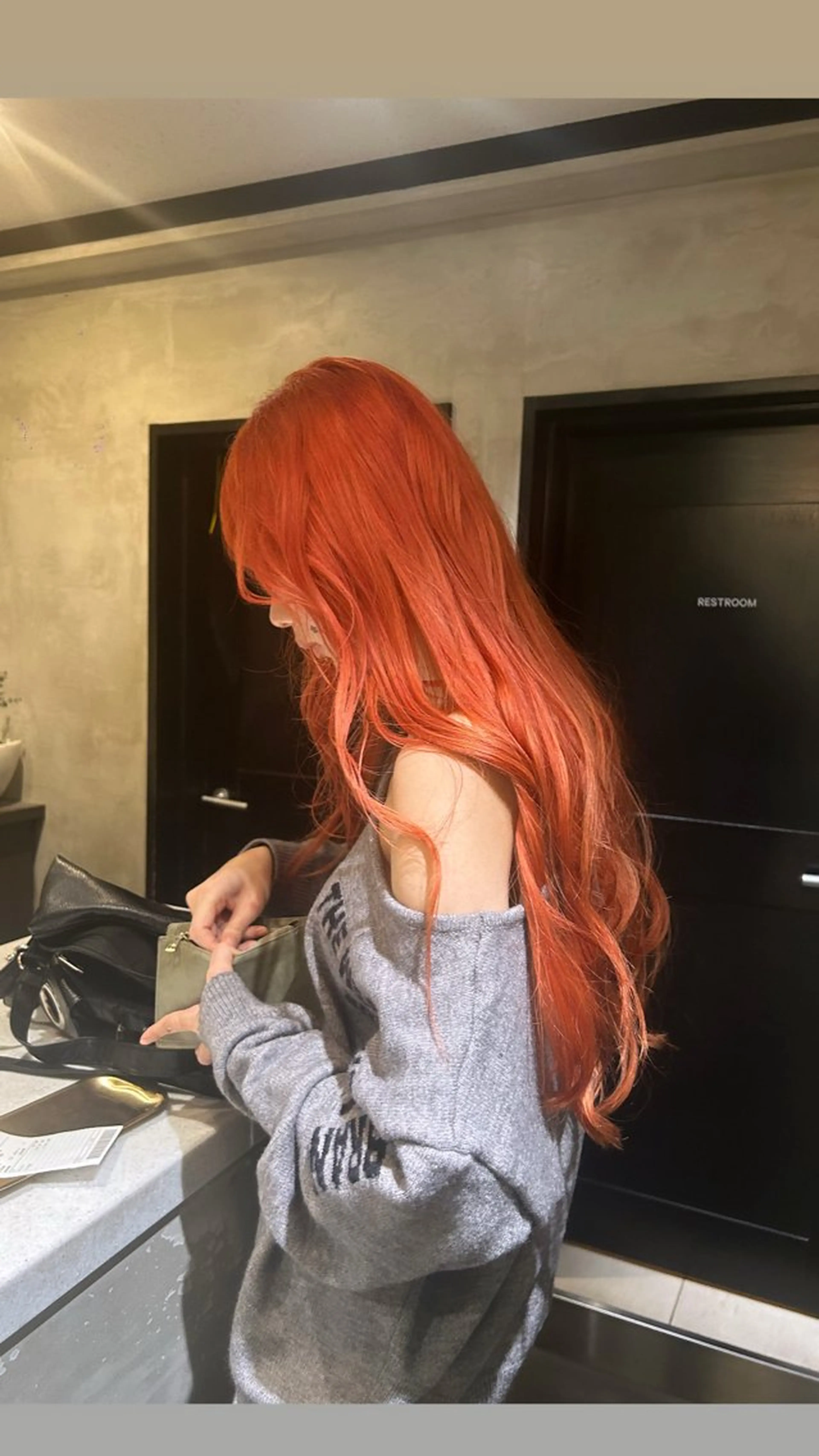 ロング カラー カット ヘアカラー トリートメント タナカ カナ🫧のヘアスタイル