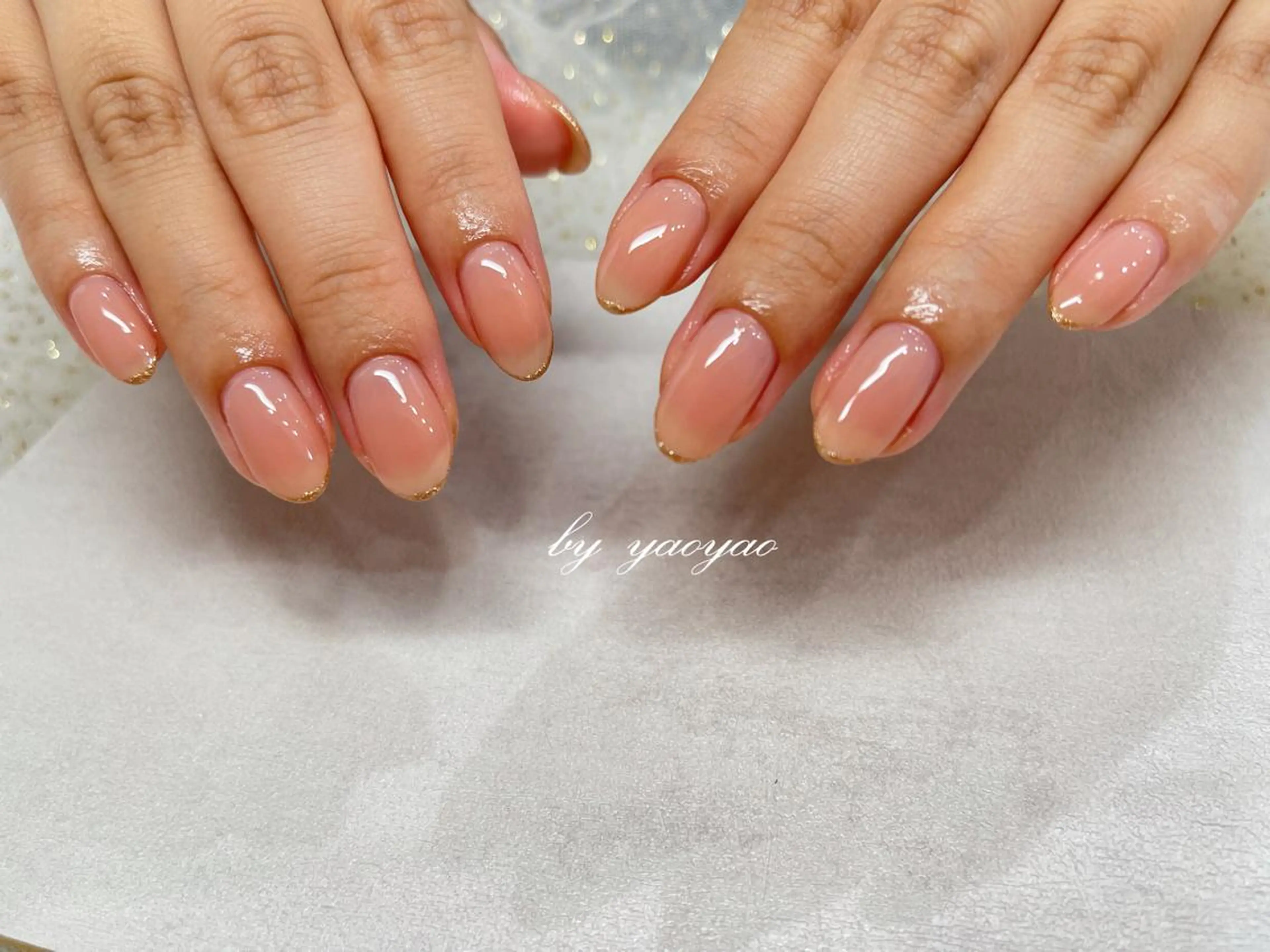 ネイル ラメ(グリッター) ワンカラーネイル Umi nail& eyelashのネイルデザイン
