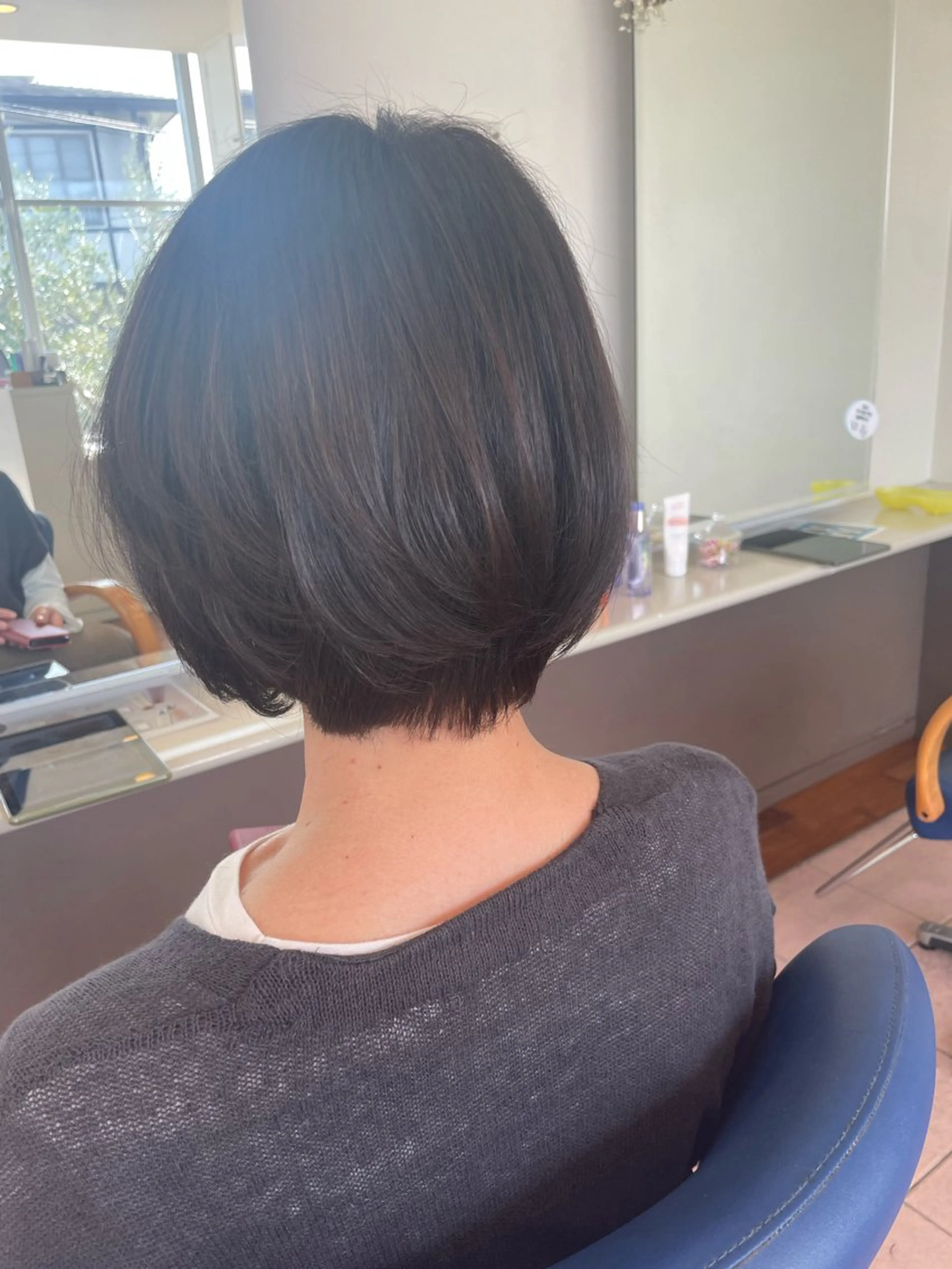 ショート ショートボブ ボブ ショートヘア カット トリートメント attrice杉山 綾乃のヘアスタイル