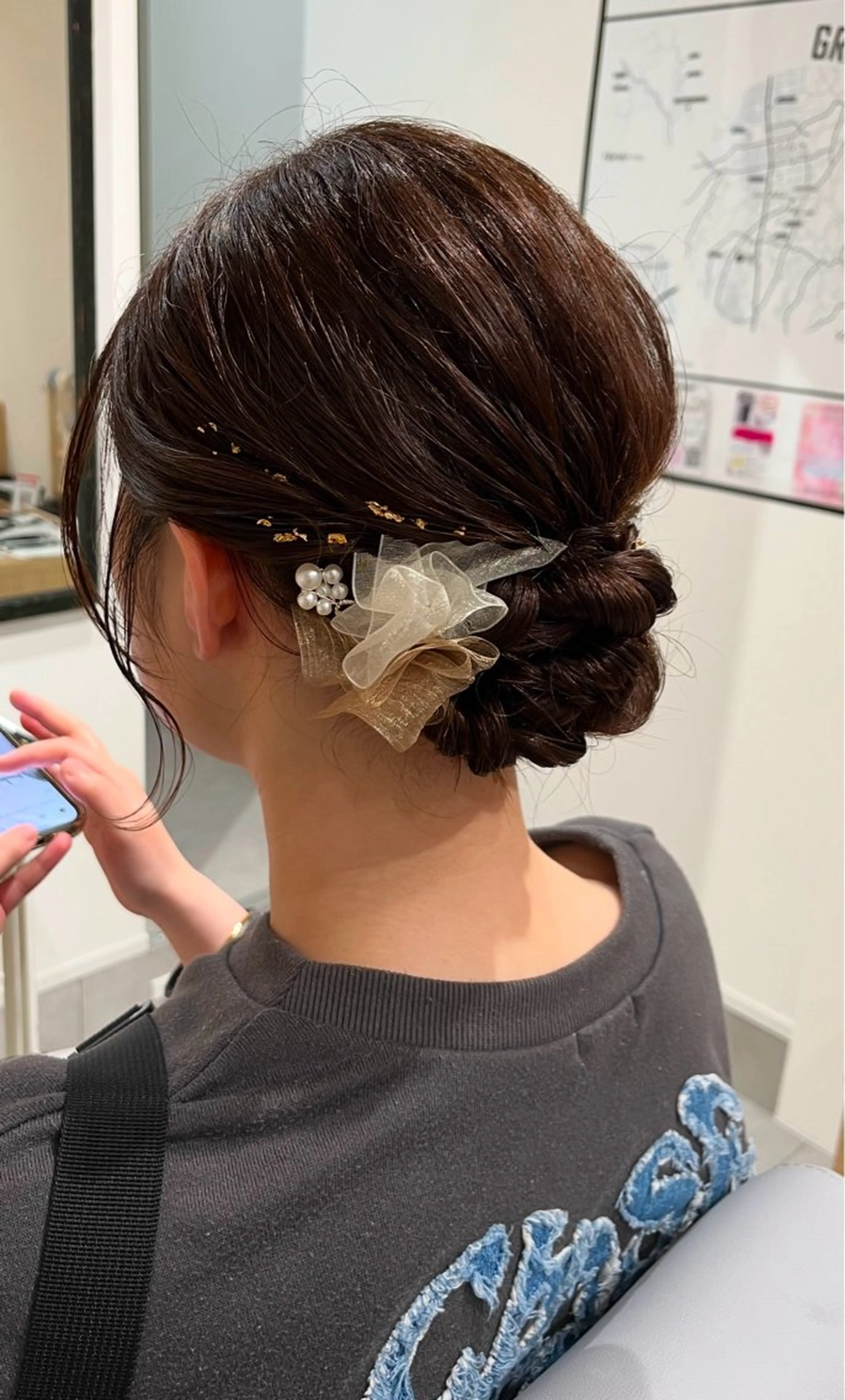 セミロング ヘアアレンジ ヘアセット Orla 🌿chiekoの眉毛・アイブロウイメージ