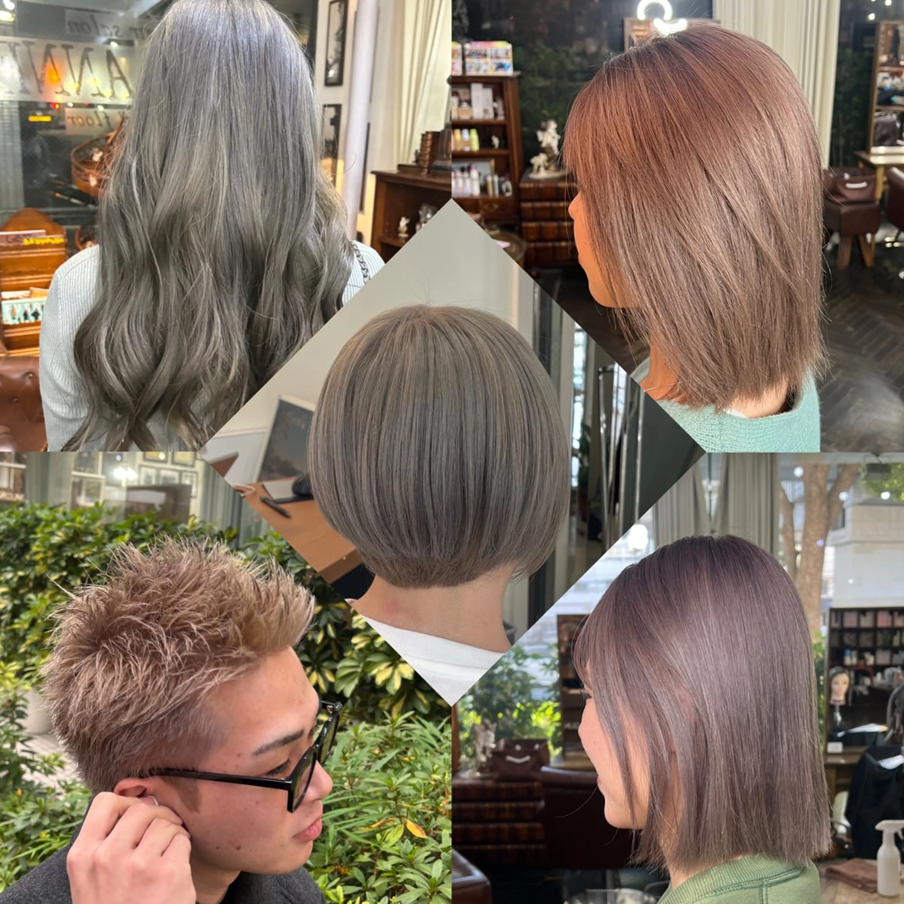 カラー 💎ハイトーン/艶 カラー モエカ💎のヘアスタイル